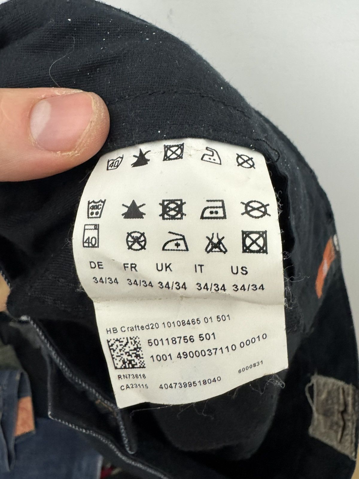 Hugo Boss Hugo Boss Avant Garde Waxed Pants Hand Crafted Rare Luxury Size US 34 / EU 50 - 5 Thumbnail