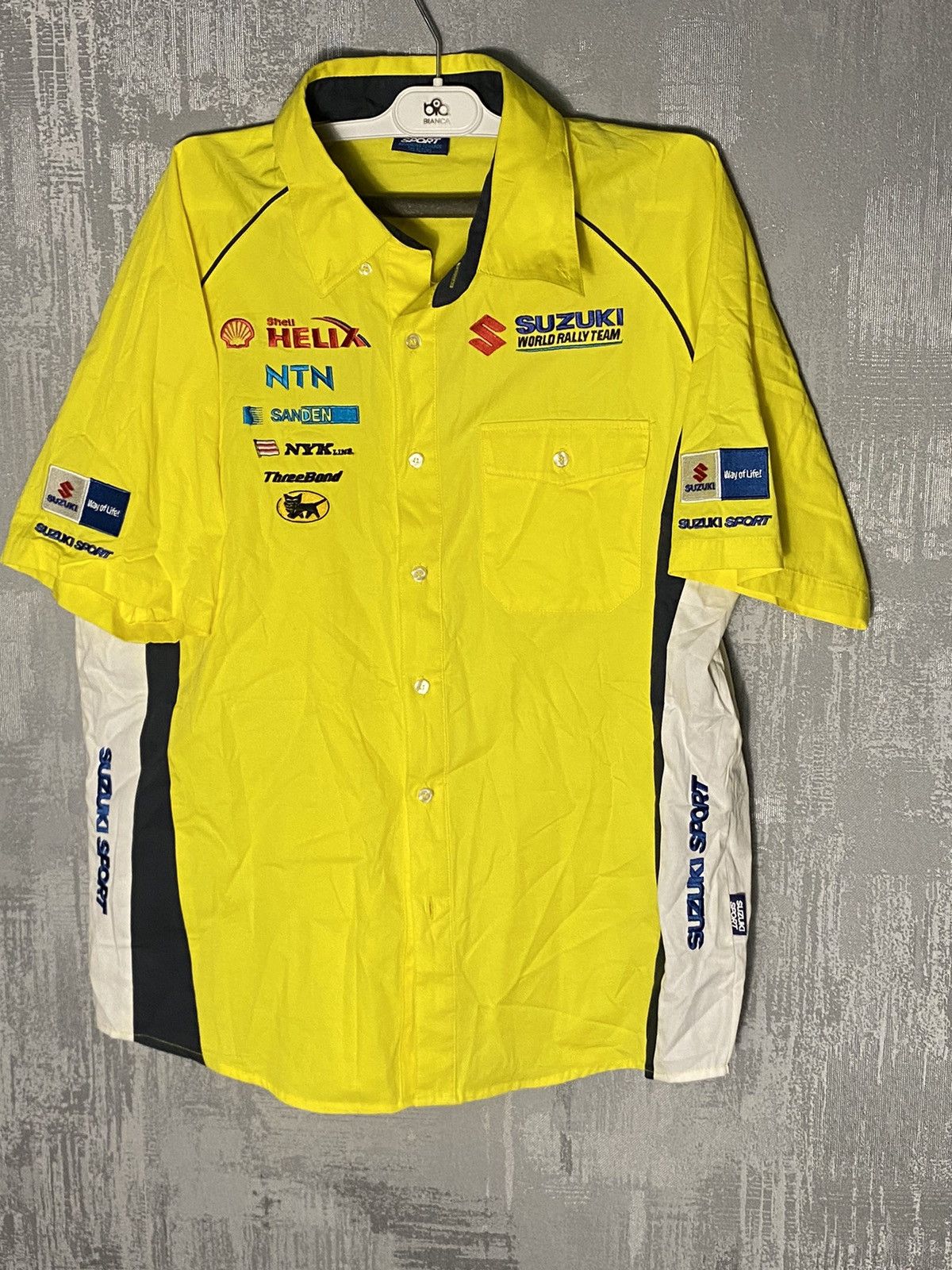 NASCAR Suzuki Vintage Big Logo Racing Formula One Shirt Size US L / EU 52-54 / 3 - 1 Thumbnail