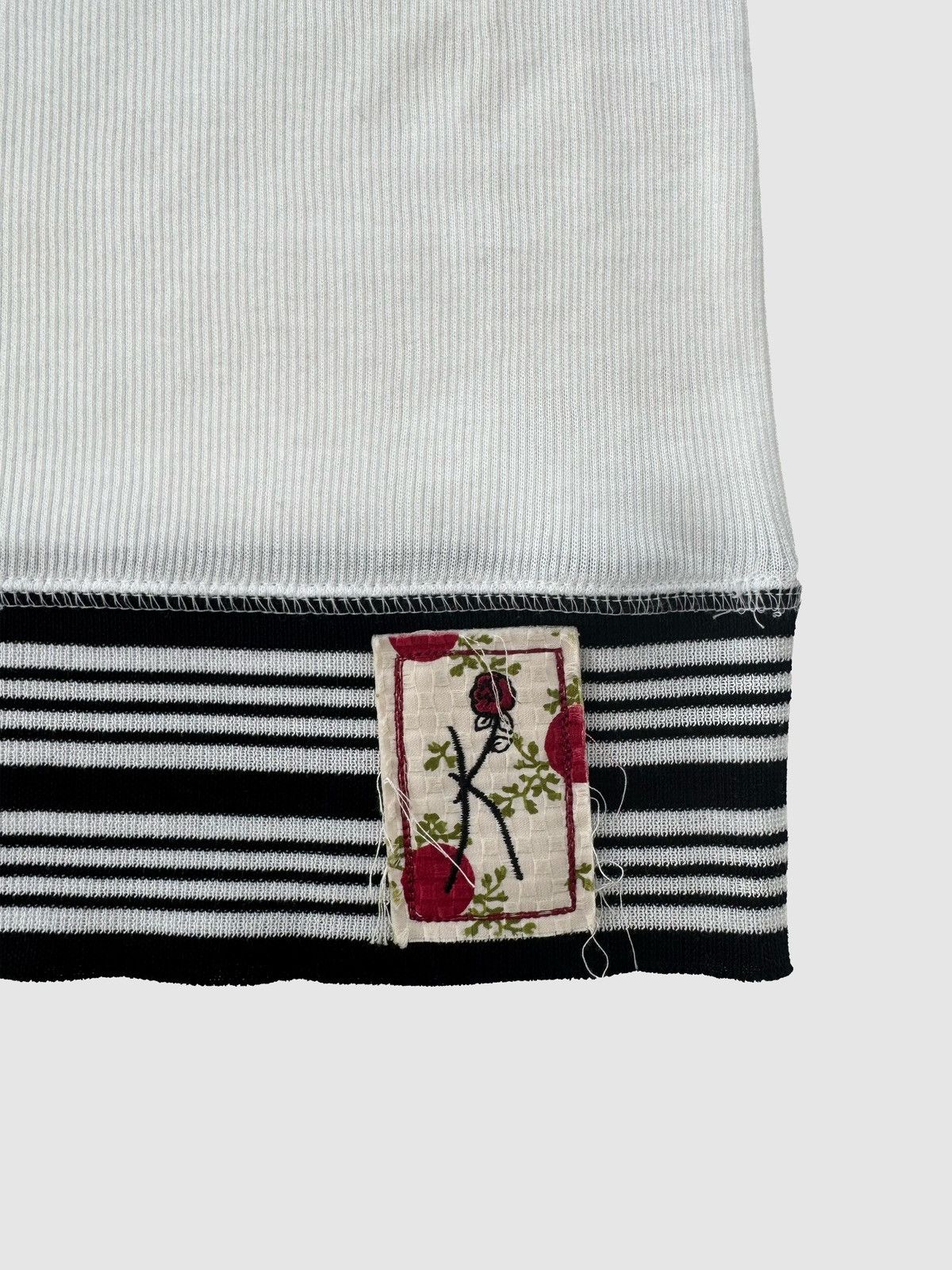 Kenzo Top white Kenzo with red and blue stripes Size M / US 6-8 / IT 42-44 - 6 Thumbnail