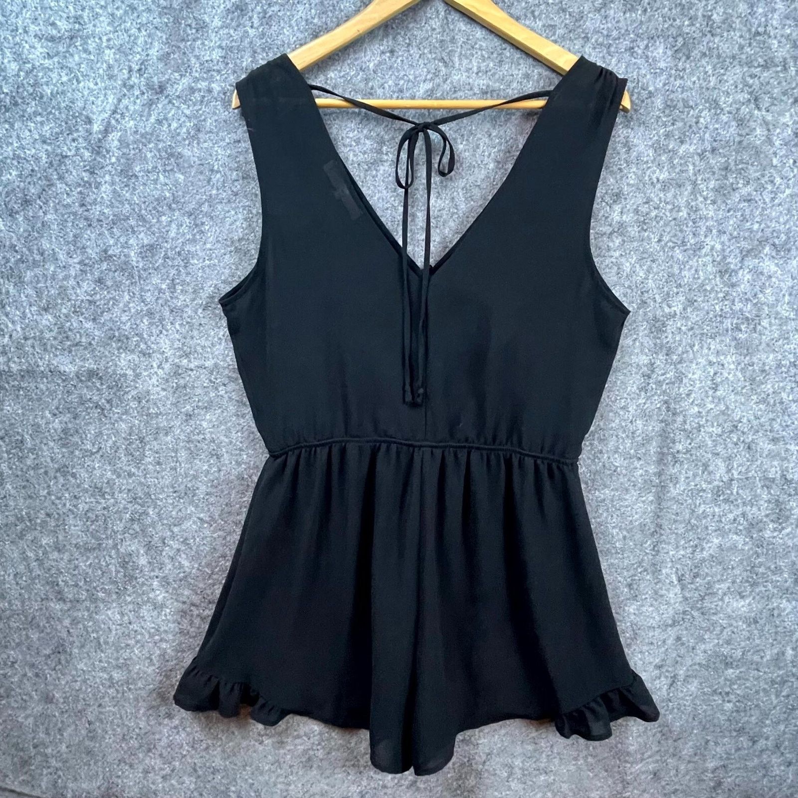 ASTR The Label ASTR The Label Romper Women Med Black Dark Fairy Whimsigoth Size 30" / US 8 / IT 44 - 2 Thumbnail