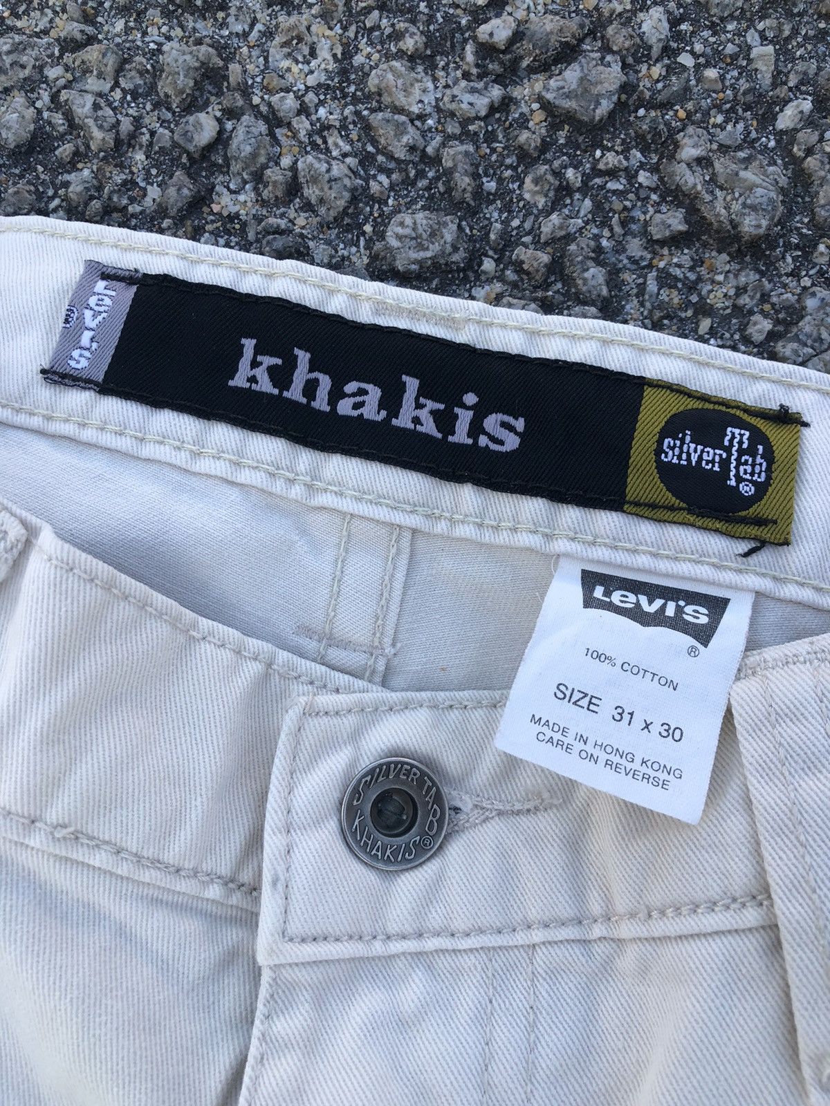 Levi's × Vintage Vintage Levi's Silvertab Khakis Cargo Pants Size US 31 - 3 Thumbnail