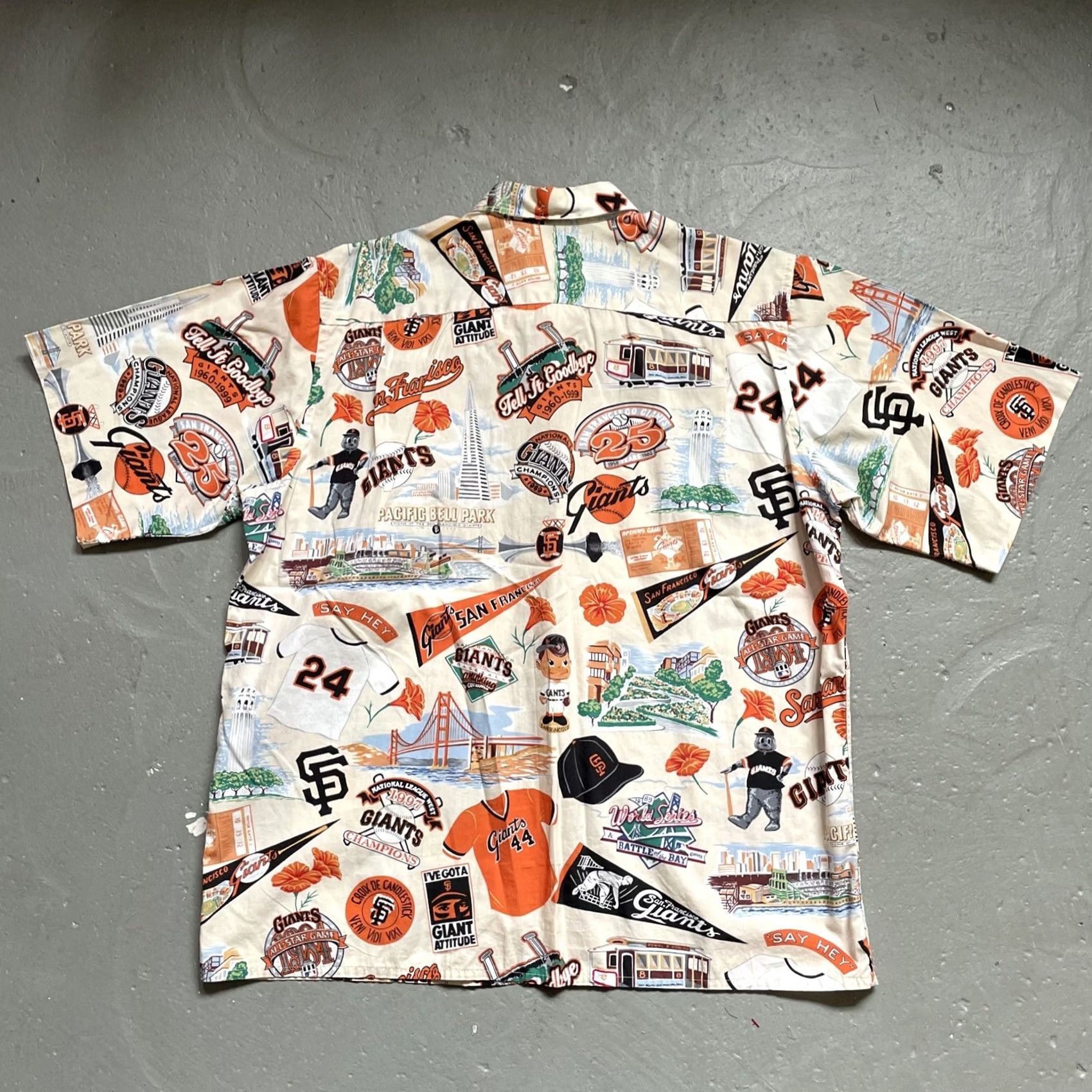 Reyn Spooner VINTAGE Reyn Spooner San Francisco Giants SF Hawaiian Shirt L Japan Aloha Unisex Adults L Size US L / EU 52-54 / 3 - 6 Thumbnail