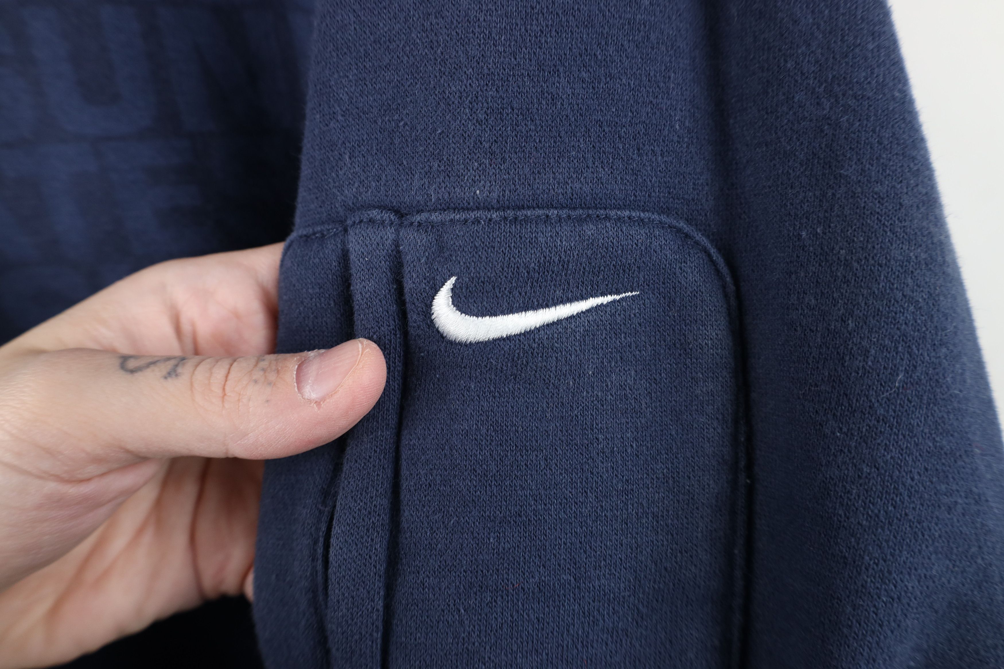 Nike Vintage Nike Scott Mini Swoosh USA Soccer Futbol Hoodie Blue Size US XXL / EU 58 / 5 - 4 Thumbnail