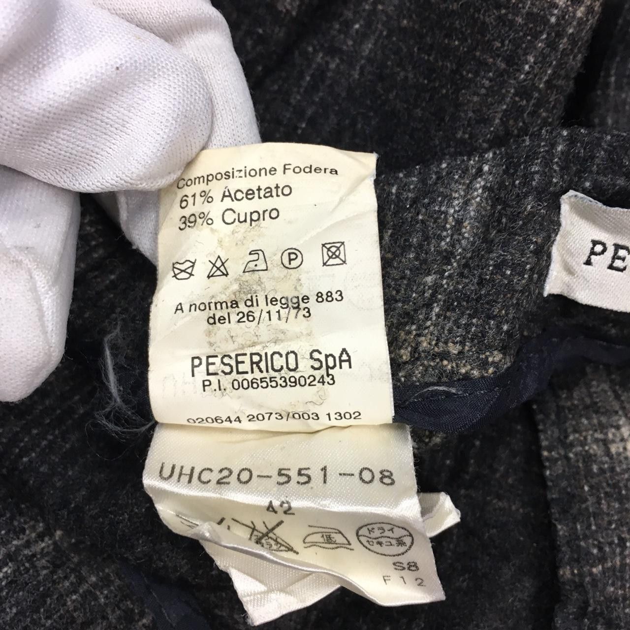Vintage Vtg AMACA PESERICO Sign Plaid Long Pants Trousers Casual Size 28" / US 6 / IT 42 - 4 Thumbnail