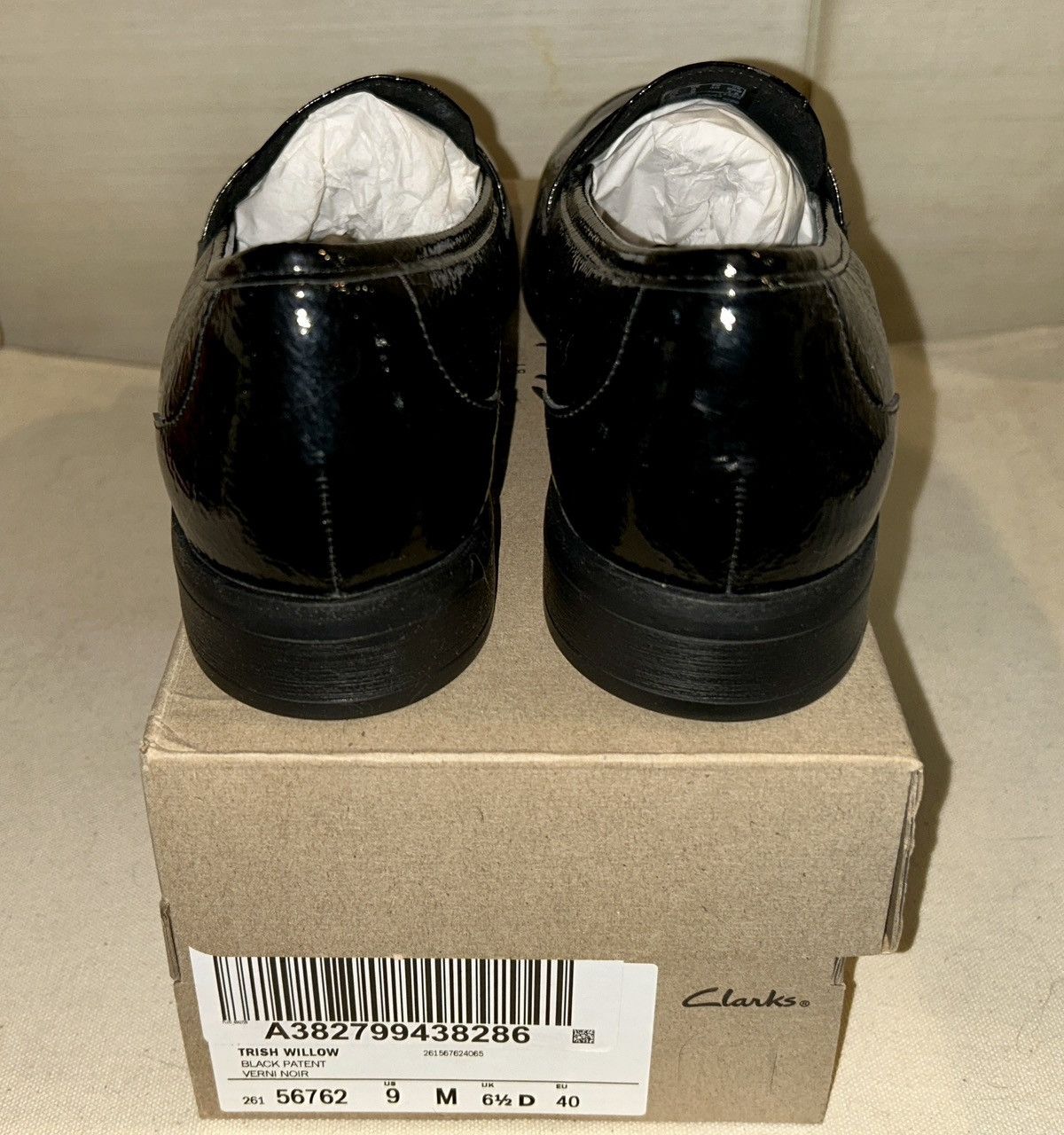 Clarks Clarks “Trish Willow” Patent Leather Loafer – Size 9 Size US 9 / IT 39 - 6 Thumbnail