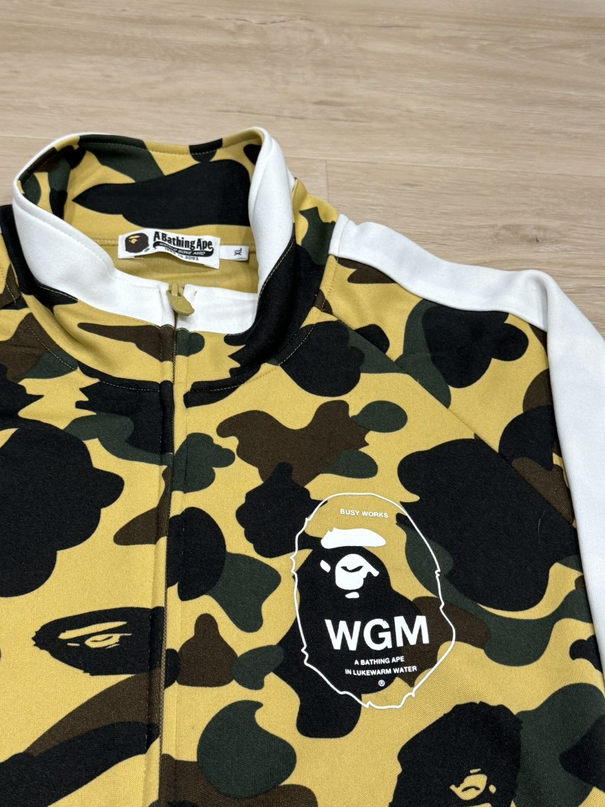 Bape Bape 1st Camo Track Jacket Jersey Top Size US XL / EU 56 / 4 - 6 Thumbnail