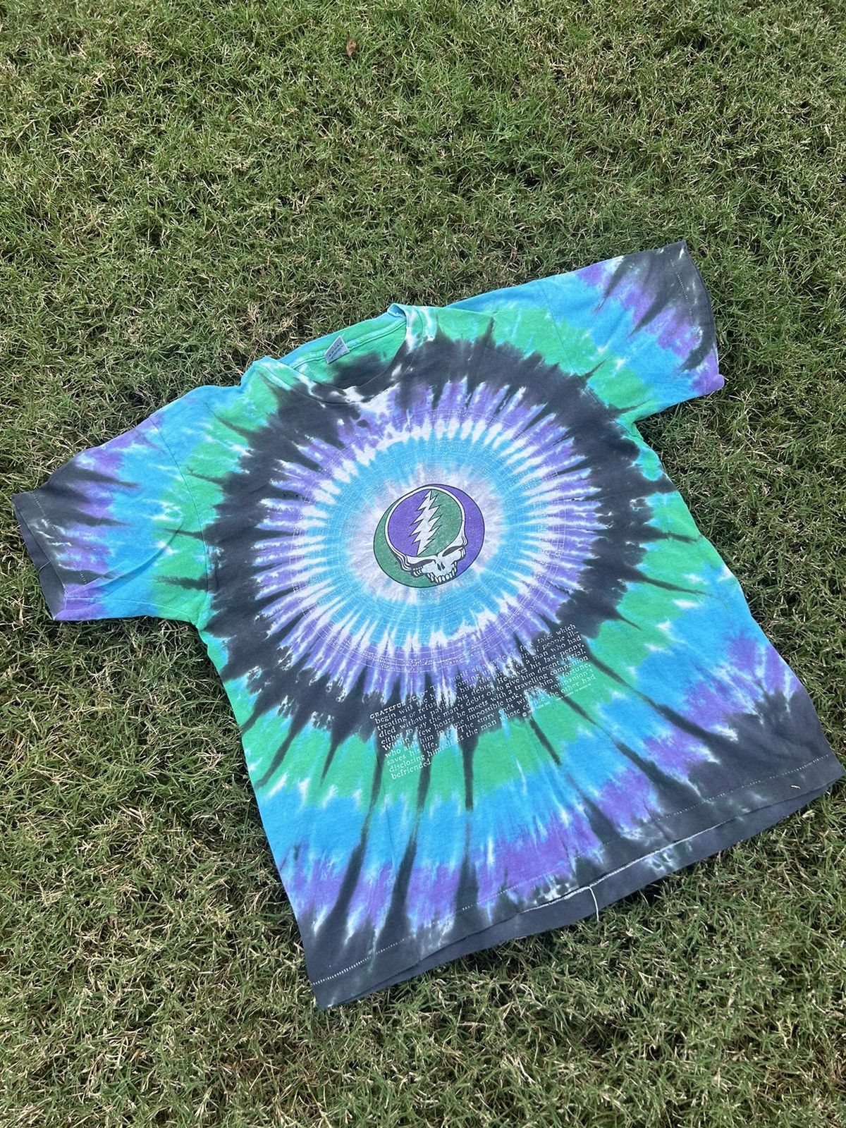 Band Tees × Grateful Dead × Vintage Vintage 1990s GRATEFUL DEAD 25th Anniversary Tour Shirt Size US XL / EU 56 / 4 - 6 Thumbnail