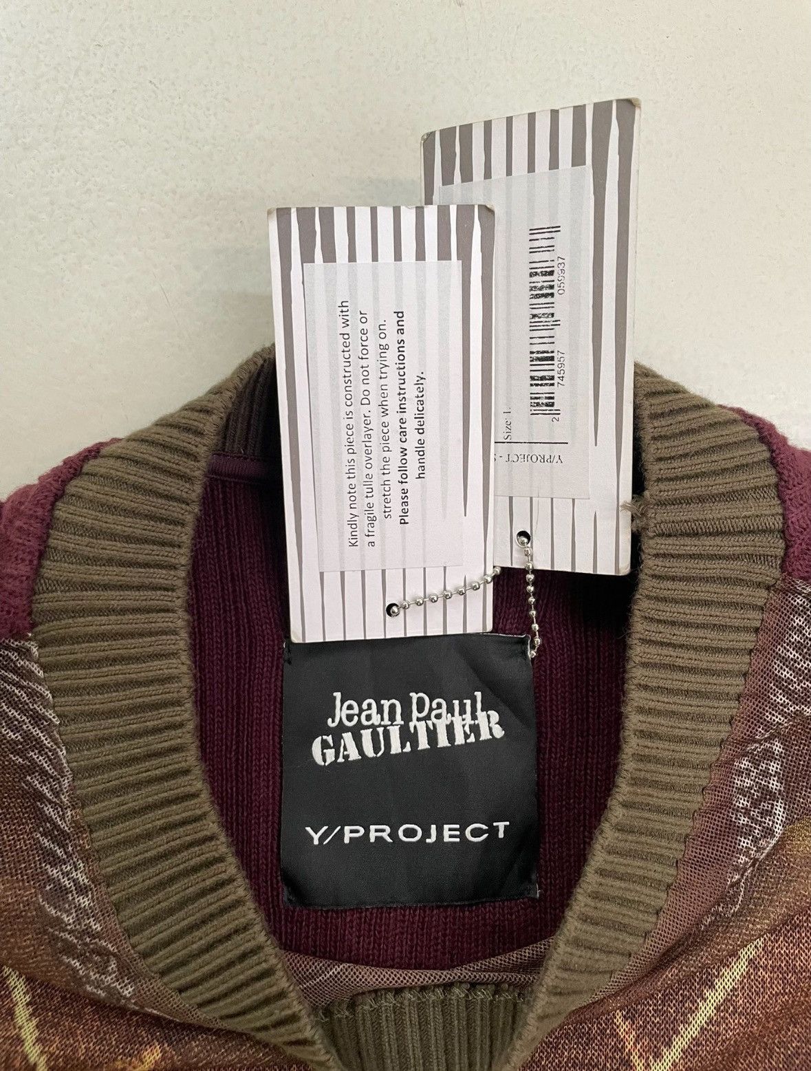 Jean Paul Gaultier × Y/Project Jean Paul Gaultier x Y/Project knit top Size L / US 10 / IT 46 - 3 Thumbnail