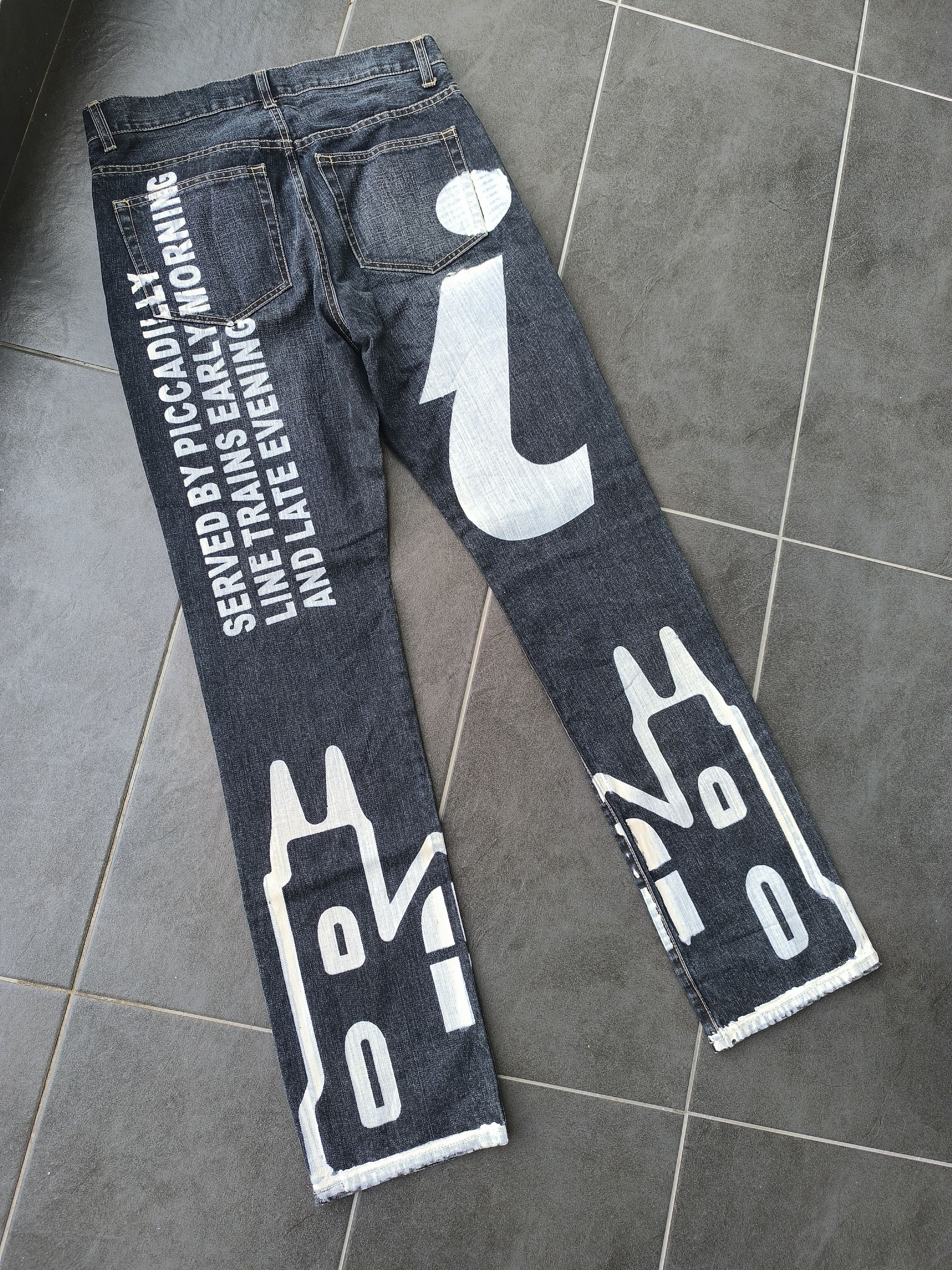 Japanese Brand × PPFM RARE PPFM PAINTED JEANS Size US 32 / EU 48 - 6 Thumbnail