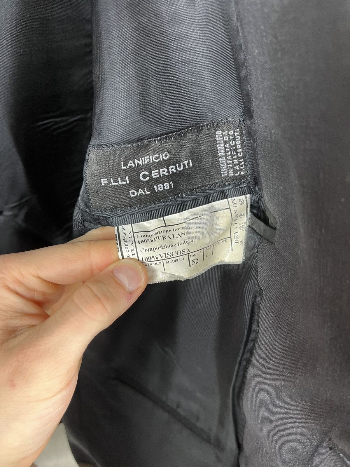Cerruti 1881 × Vintage Vintage Lanificio F.LLI Cerruti wool blazer Italian jacket Size US L / EU 52-54 / 3 - 17 Thumbnail