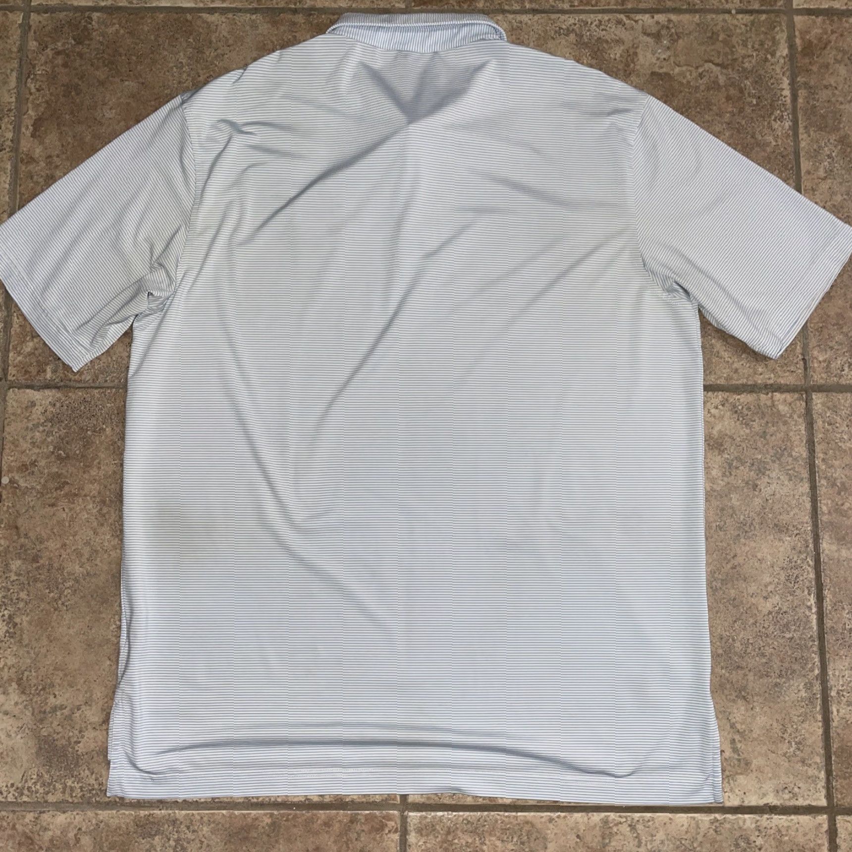Peter Millar Peter Millar Polo Shirt Striped Blue XL Mens Size XL Size US XL / EU 56 / 4 - 4 Thumbnail