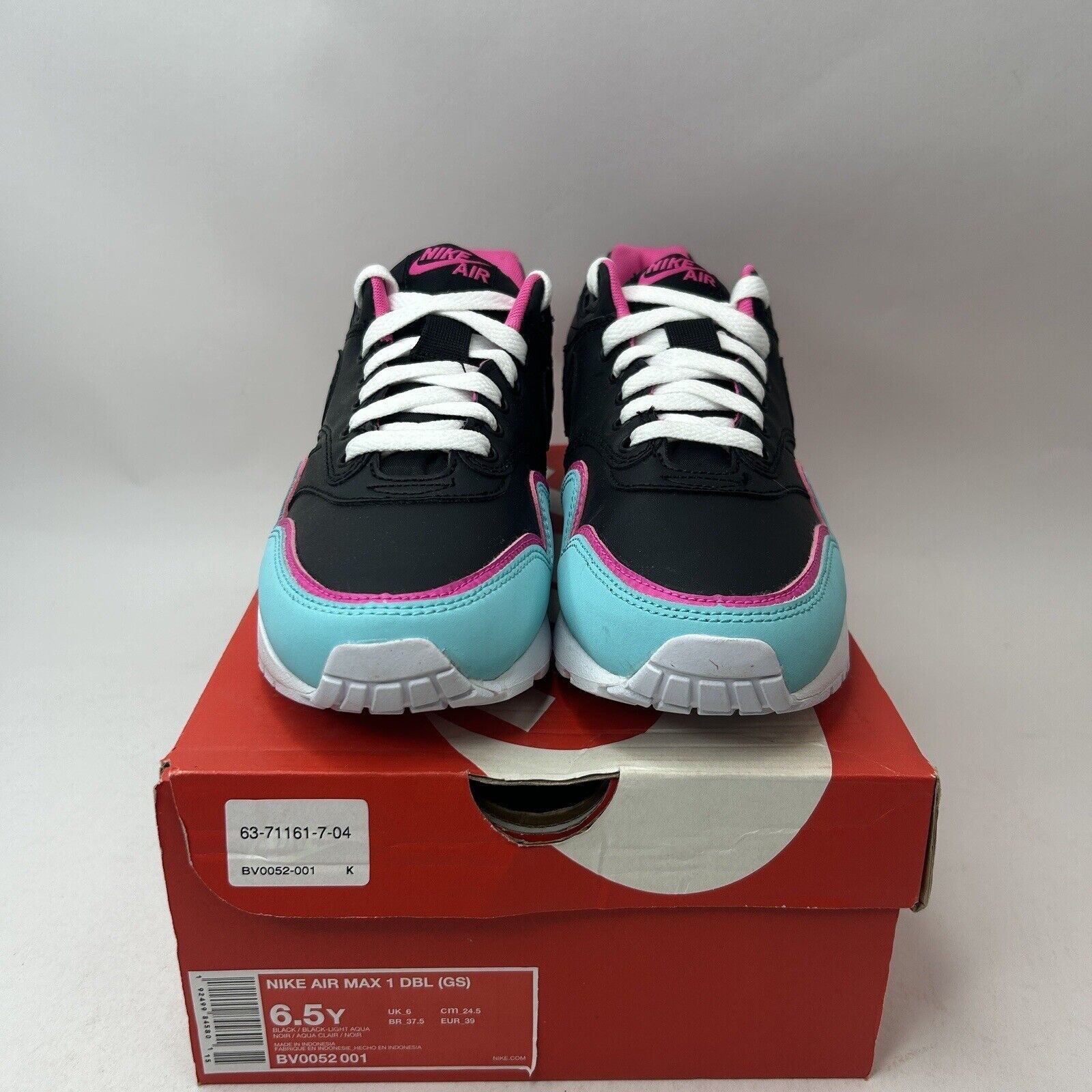 Nike Nike Air Max 1 GS Double Layered “South Beach” 2023 Size US 8 / IT 38 - 2 Thumbnail
