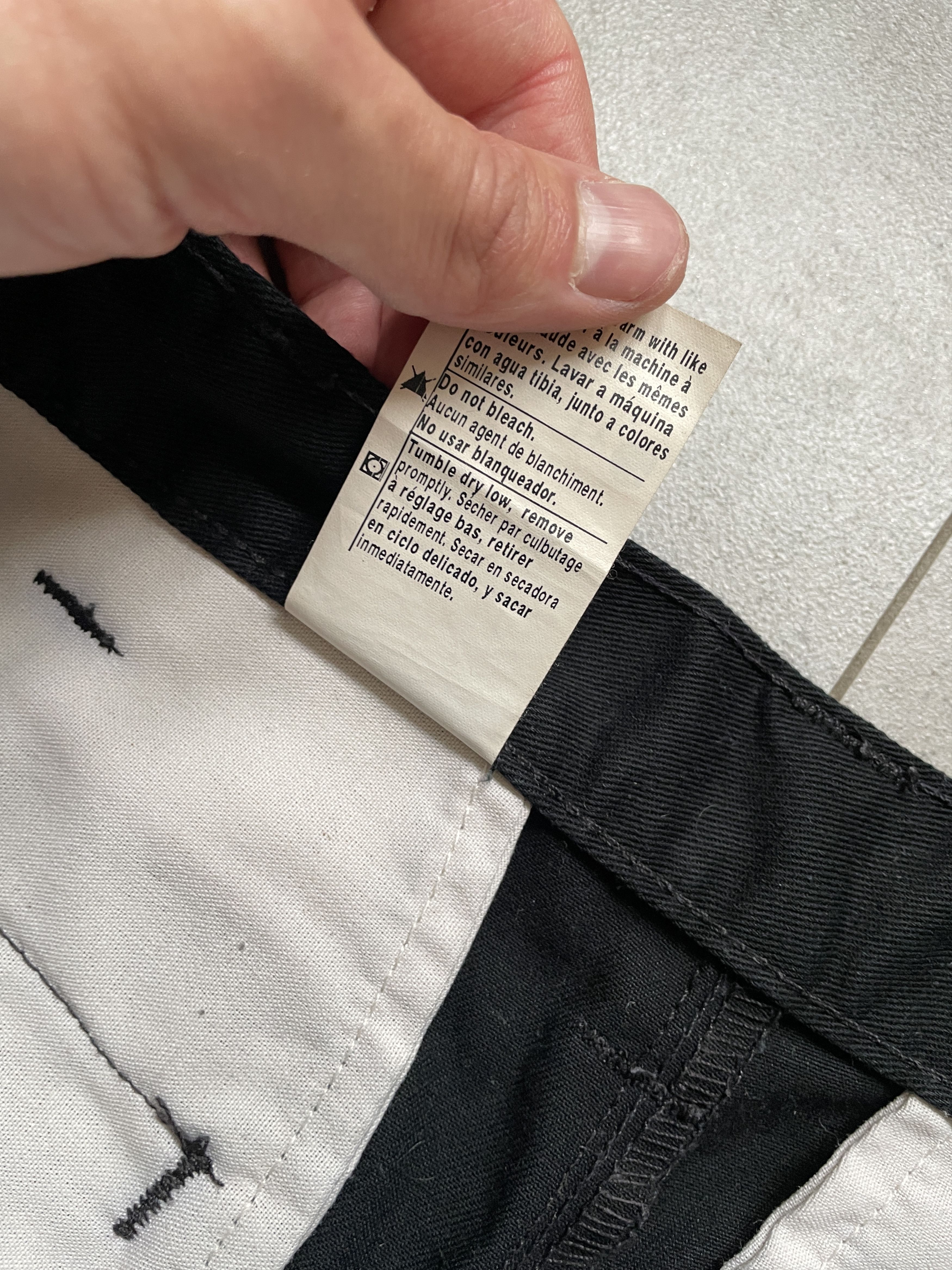 Carhartt CARHARTT BLACK BLENDED TWIL FLARED PANTS Size US 31 - 7 Thumbnail