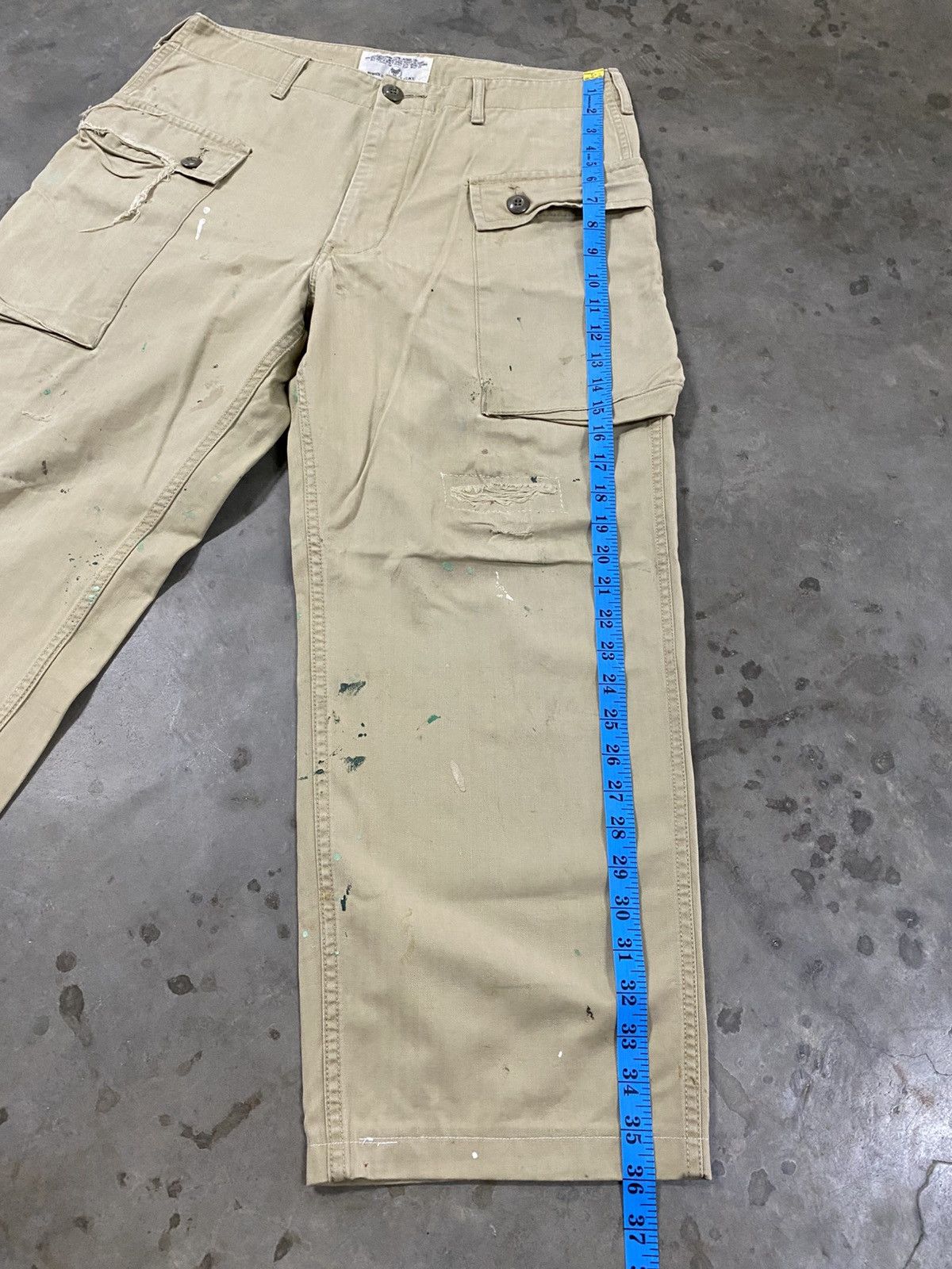 Avirex Avirex Monkey Pant Workwear Distressed @314 Size US 32 / EU 48 - 18 Thumbnail