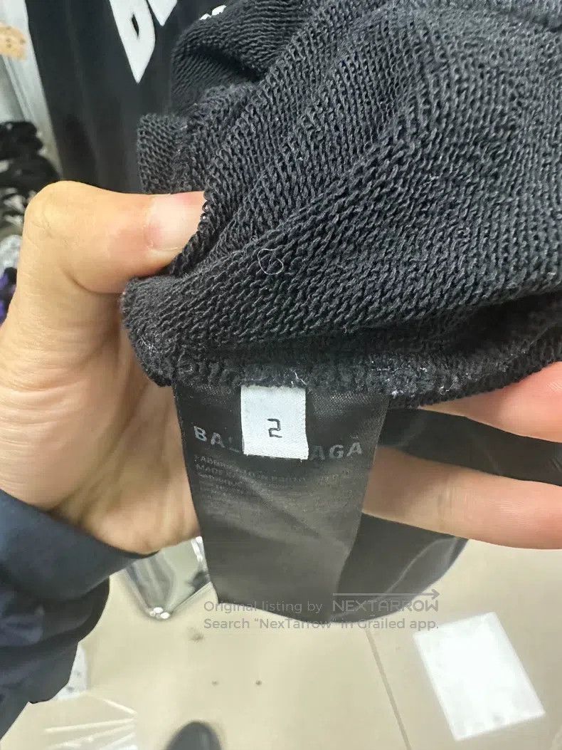 Balenciaga Balenciaga Letter Logo Printed Hooded Long Sleeve Sweatshi Size US M / EU 48-50 / 2 - 6 Thumbnail
