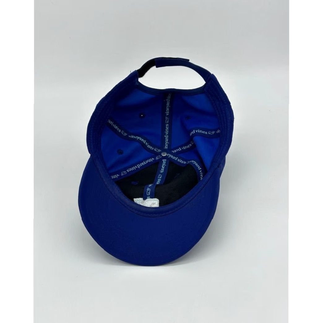 Vineyard Vines Vineyard Vines Hat Baseball Cap Unisex Adjustable Blue Green Whale Hook And Loop Size ONE SIZE - 6 Thumbnail