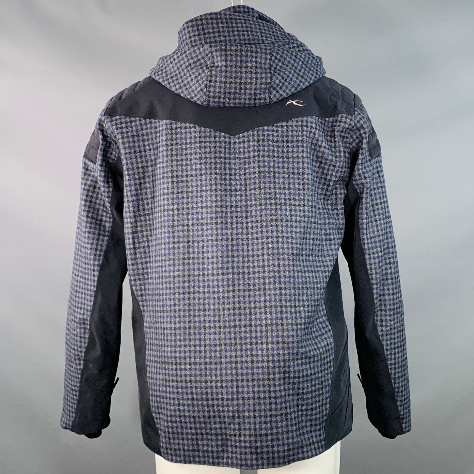 KJUS KJUS Formula SE Black Grey Navy Plaid Polyamide Ski Jacket Size US M / EU 48-50 / 2 - 3 Thumbnail