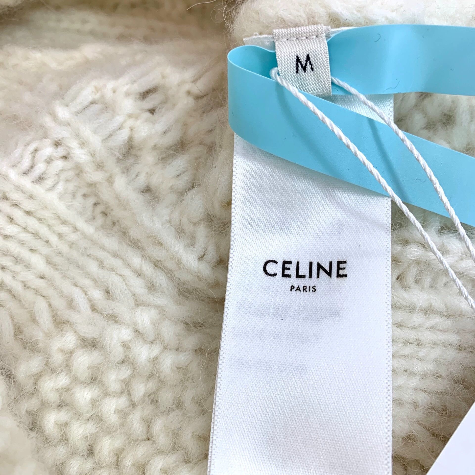 Celine Celine neck single-breasted long-sleeved knit cardigan Size M / US 6-8 / IT 42-44 - 9 Thumbnail