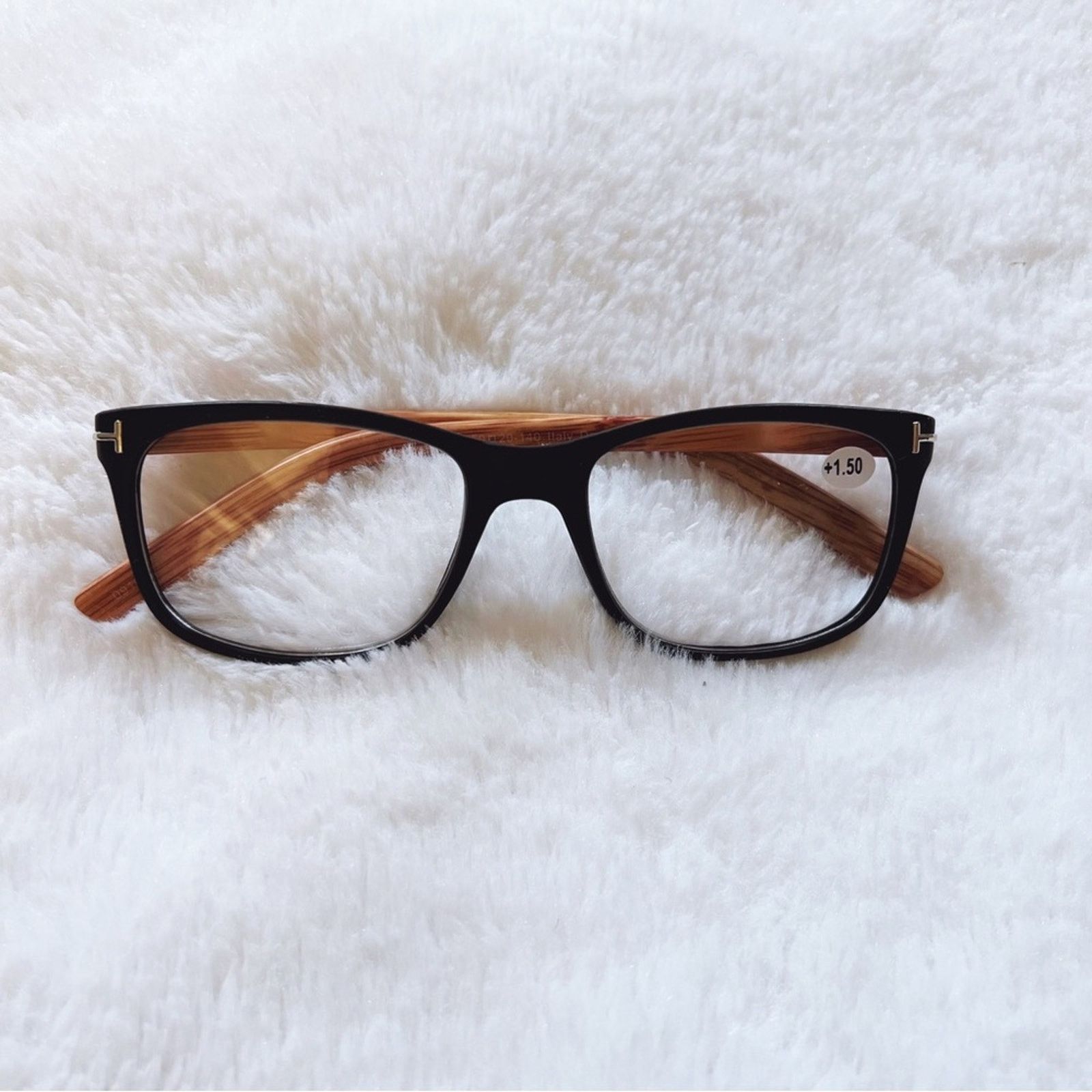 Other Olivia Black with Light Wood Reader Glasses Size ONE SIZE - 1 Thumbnail