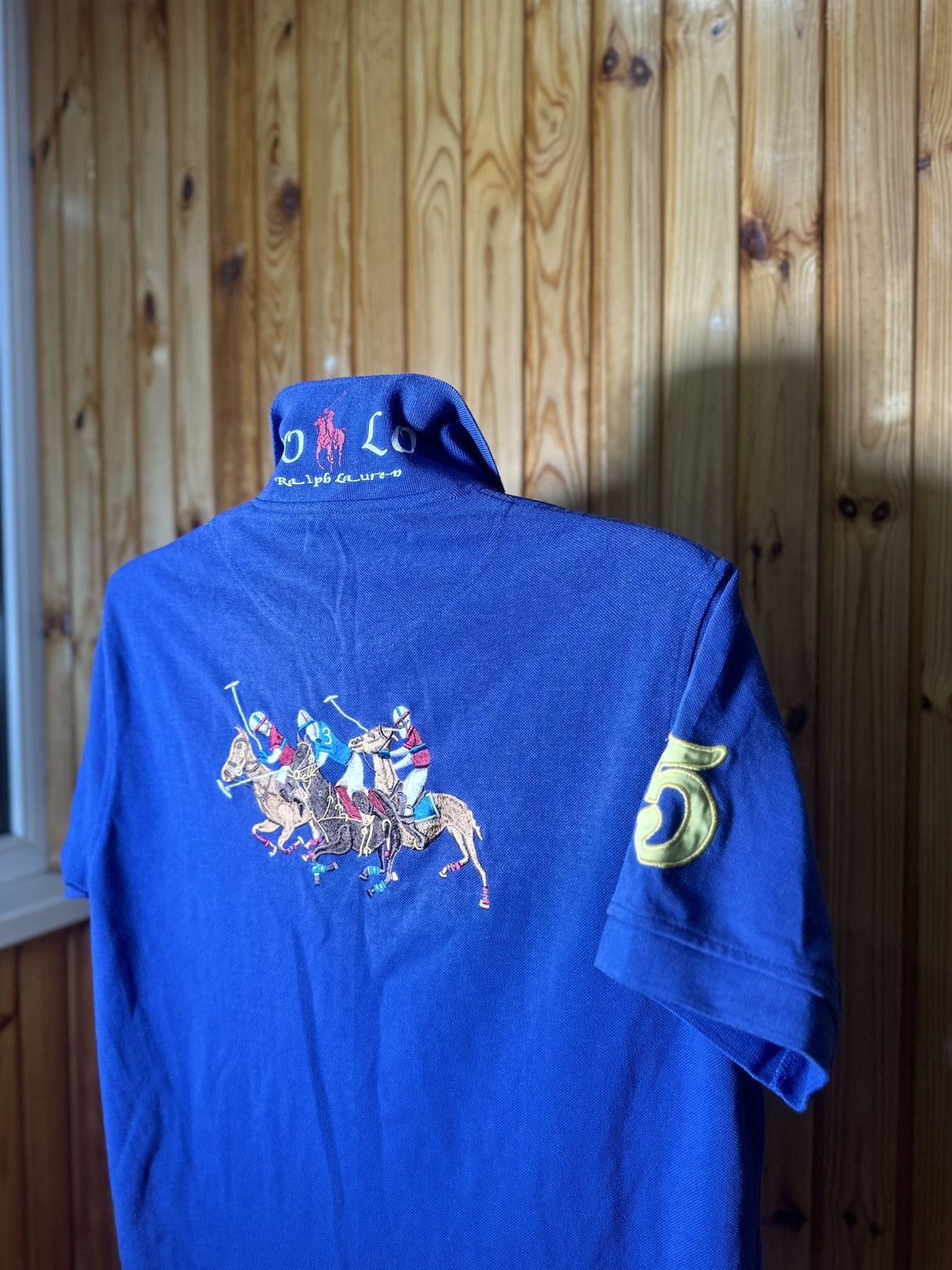 Polo Ralph Lauren Polo Ralph Lauren Y2KTriple Pony Horse Embroidered Shirt Size US XL / EU 56 / 4 - 15 Thumbnail