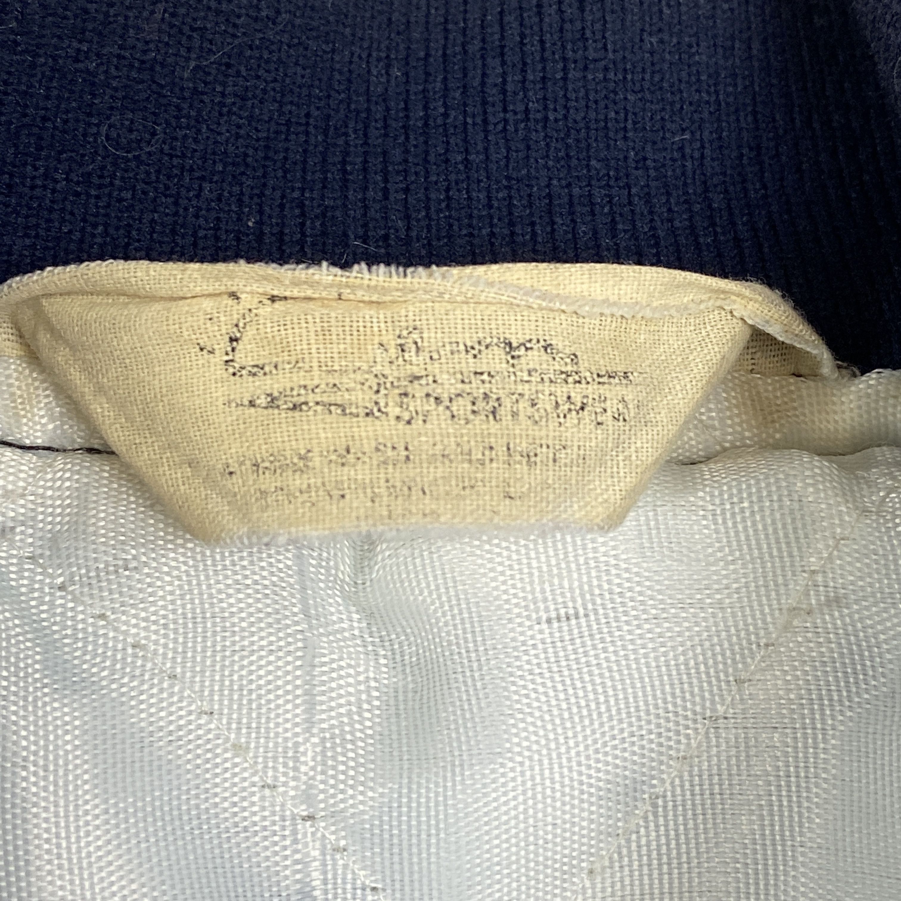 Vintage B.O.P. Maint. navy boxy vintage varsity jacket - L Size US L / EU 52-54 / 3 - 4 Thumbnail