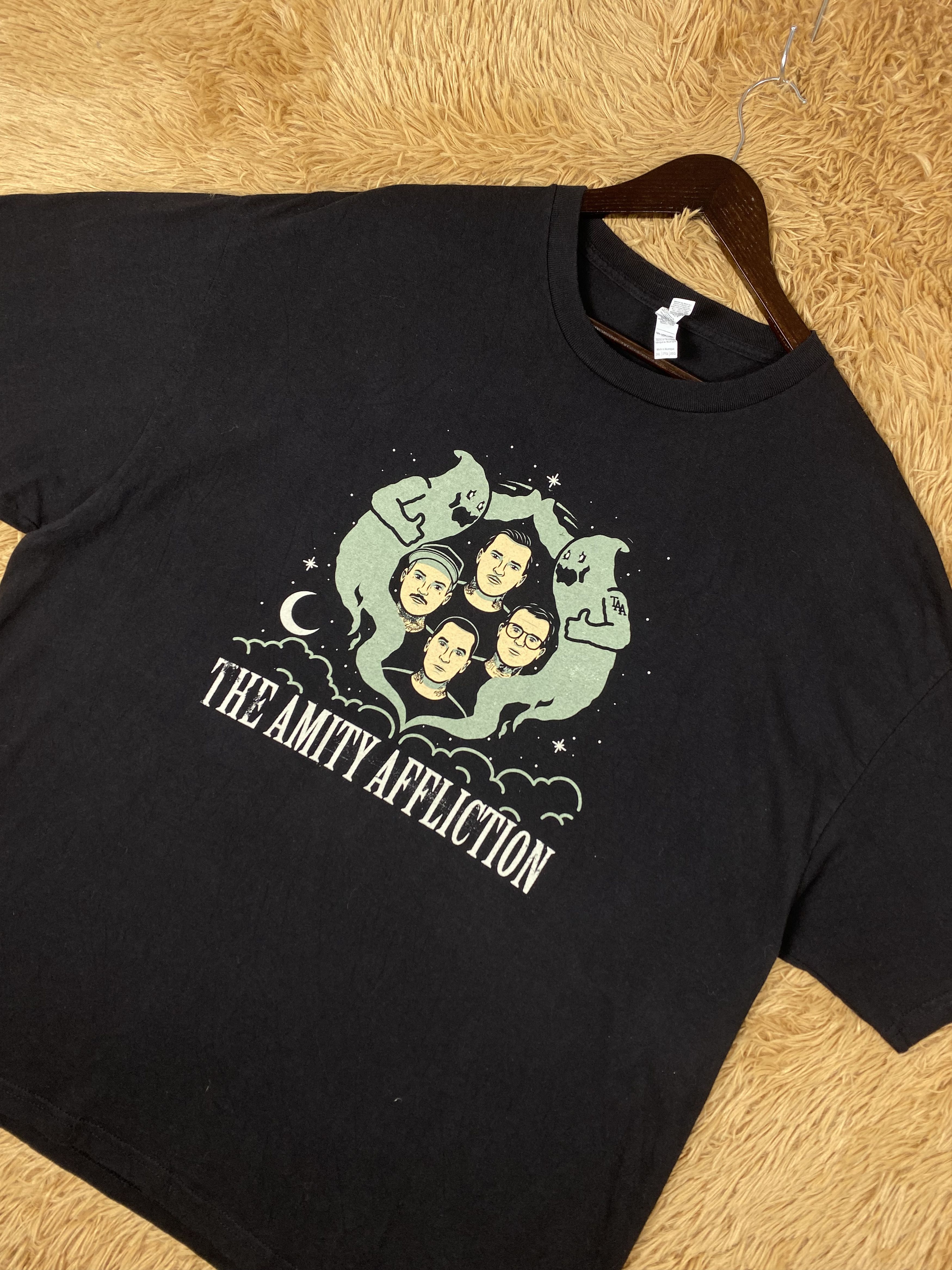 Band Tees Vintage The Amity Affliction Shorts Sleeve T-Shirts PT0097 Size US XL / EU 56 / 4 - 2 Thumbnail