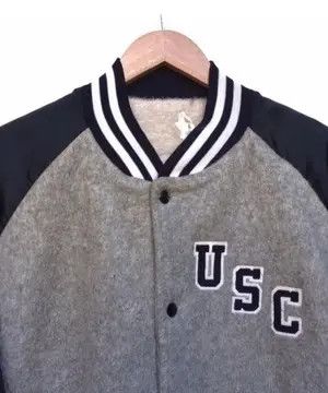 Vintage 🔥Vintage Usc Baseball Varsity Jacket Size US L / EU 52-54 / 3 - 4 Thumbnail