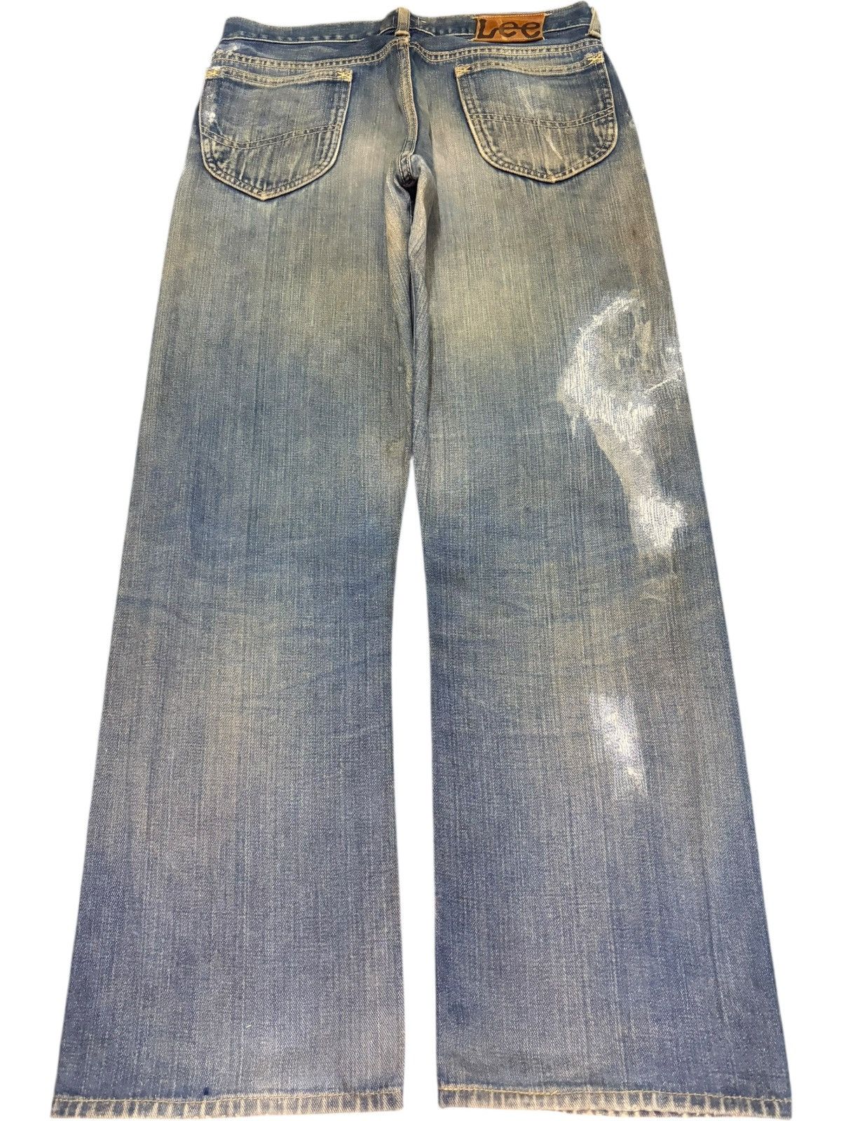 Lee True Vintage Lee Cowboy Selvedge Loose Distressed Jeans Size US 30 / EU 46 - 2 Thumbnail