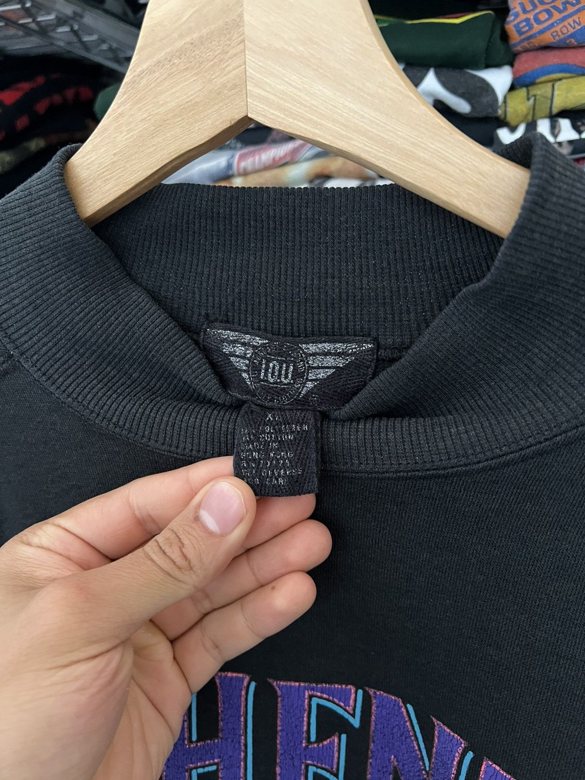 Vintage 1990 IOU Clothing Authentic Tradition Collegiate Crewneck Size US XL / EU 56 / 4 - 3 Thumbnail