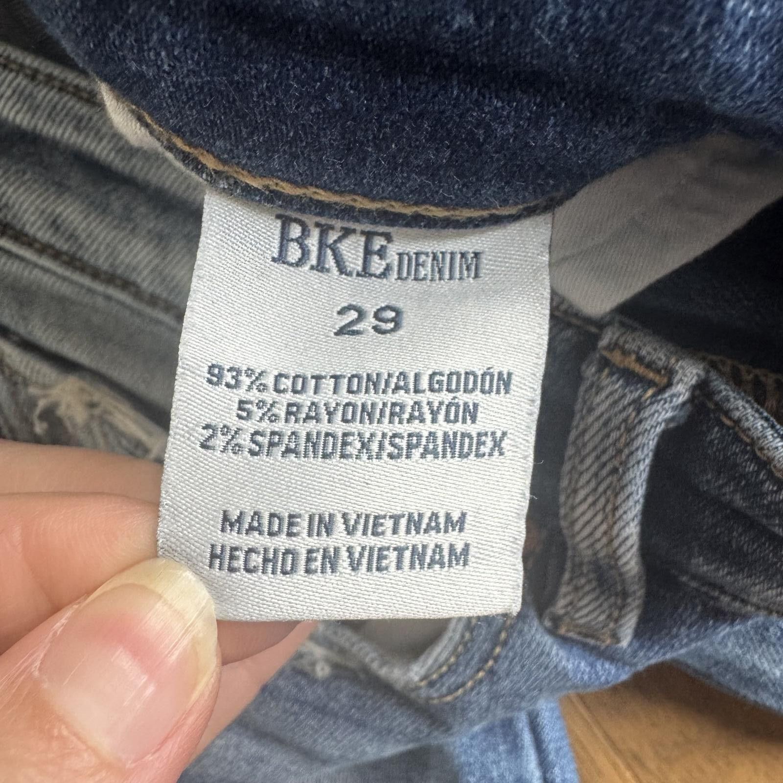 BKE BKE Stella Slim Fit Low Rise Flare Jeans 29x28 Size 29" - 6 Thumbnail