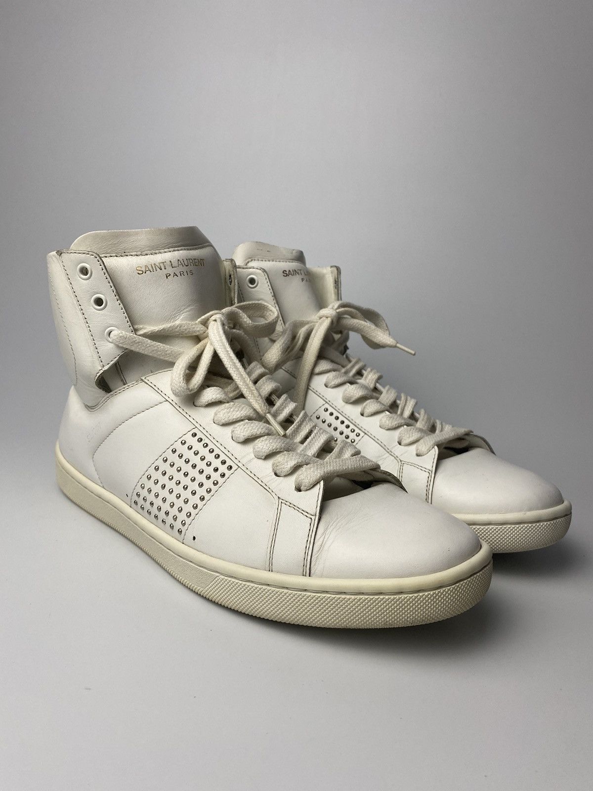 Saint Laurent Paris Saint Laurent Hedi Slimane Studded Sneaker Size US 8 / IT 38 - 1 Thumbnail