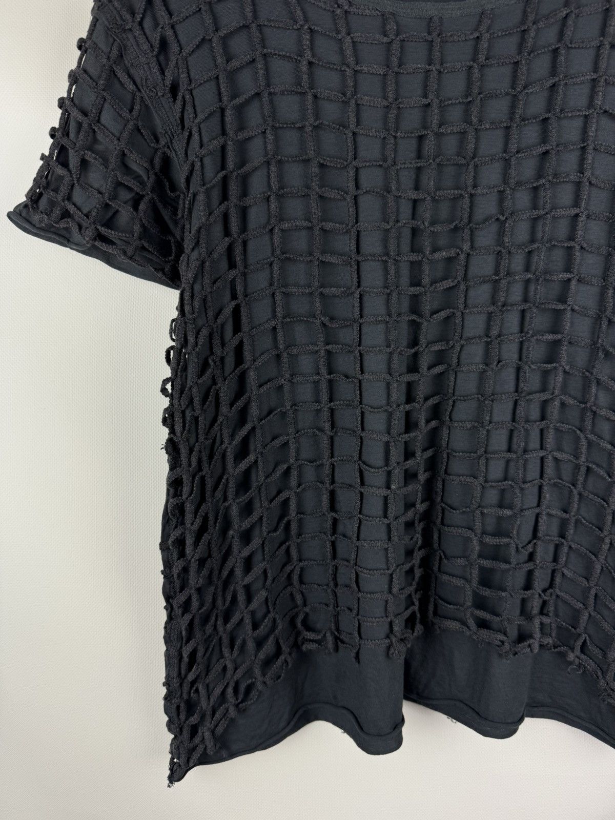 Dolce & Gabbana Dolce & Gabbana SS12 Runaway Sniper Grid Net Layered T Shirt Size US M / EU 48-50 / 2 - 7 Thumbnail