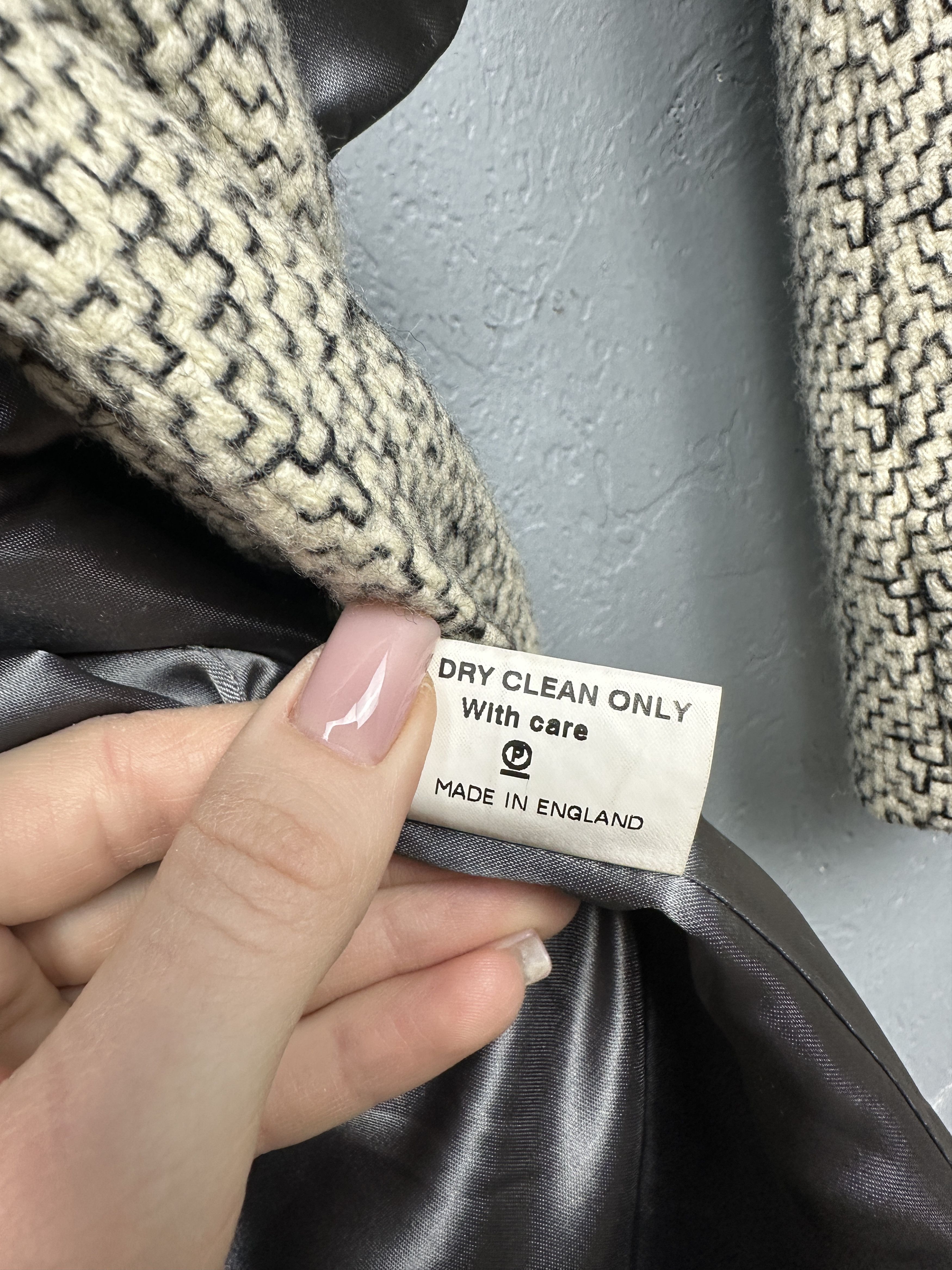Allsaints AllSaints Vintage Womens Wool Coat Jacket Fur Collar Size XS / US 0-2 / IT 36-38 - 6 Thumbnail