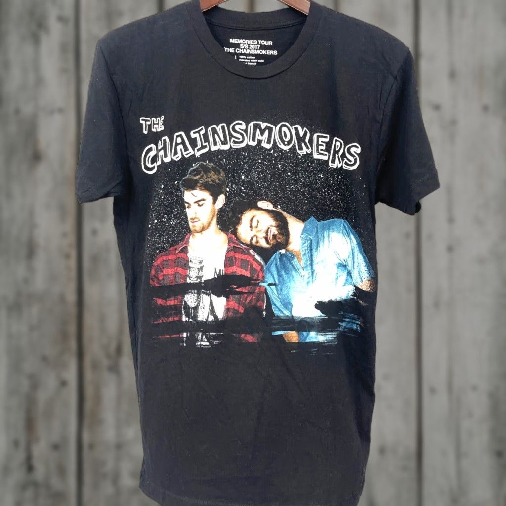 Doublet Chainsmokers Memories Tour Shirt Medium Black Concert Band Double Sided 2017 Mens Size US M / EU 48-50 / 2 - 1 Thumbnail