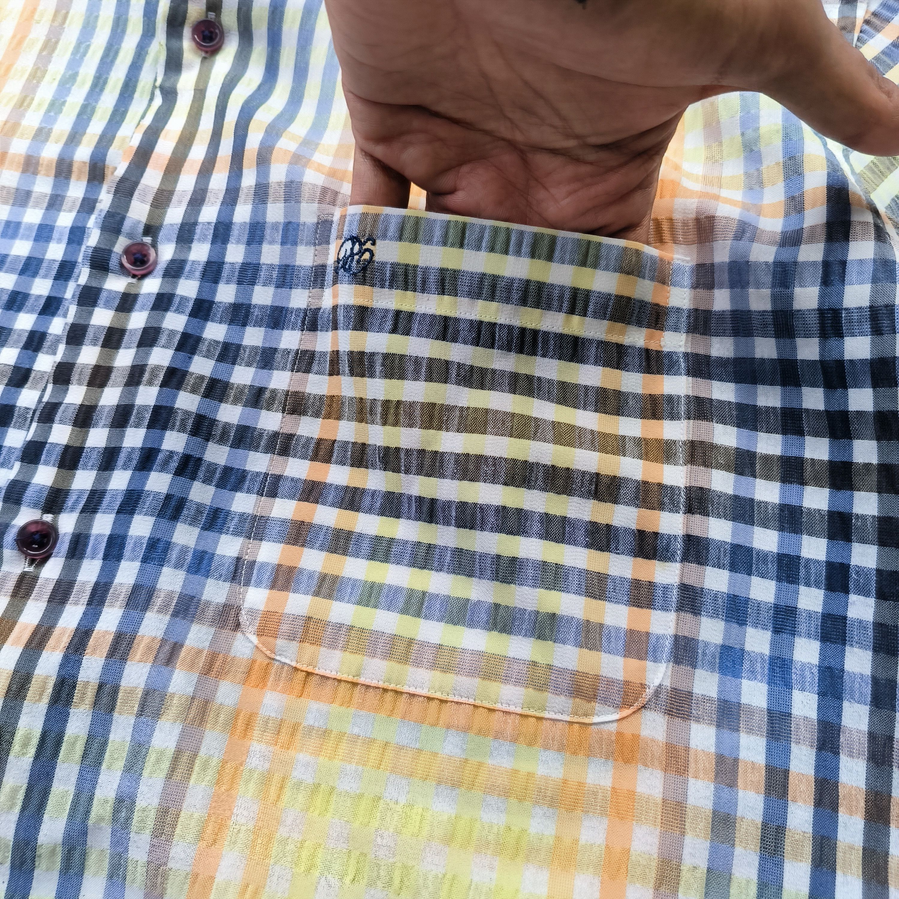 Renoma Renoma Paris Gradient Shirt Size US M / EU 48-50 / 2 - 2 Thumbnail