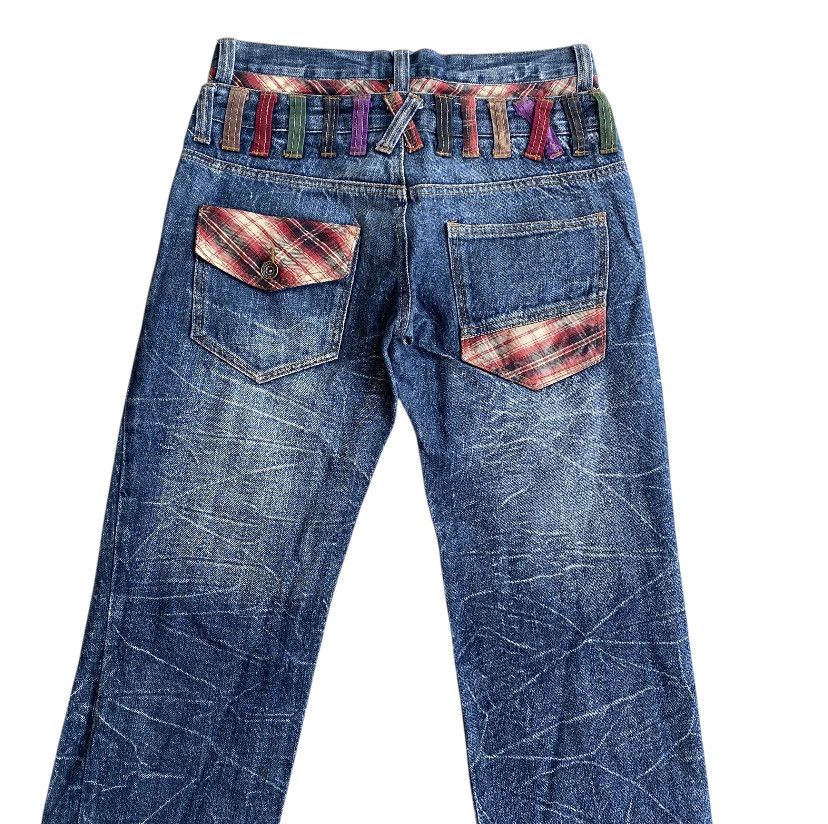 20471120 Nylaus Double Waist flare gothic grunge Jeans 14Addition lgb Size US 30 / EU 46 - 10 Thumbnail