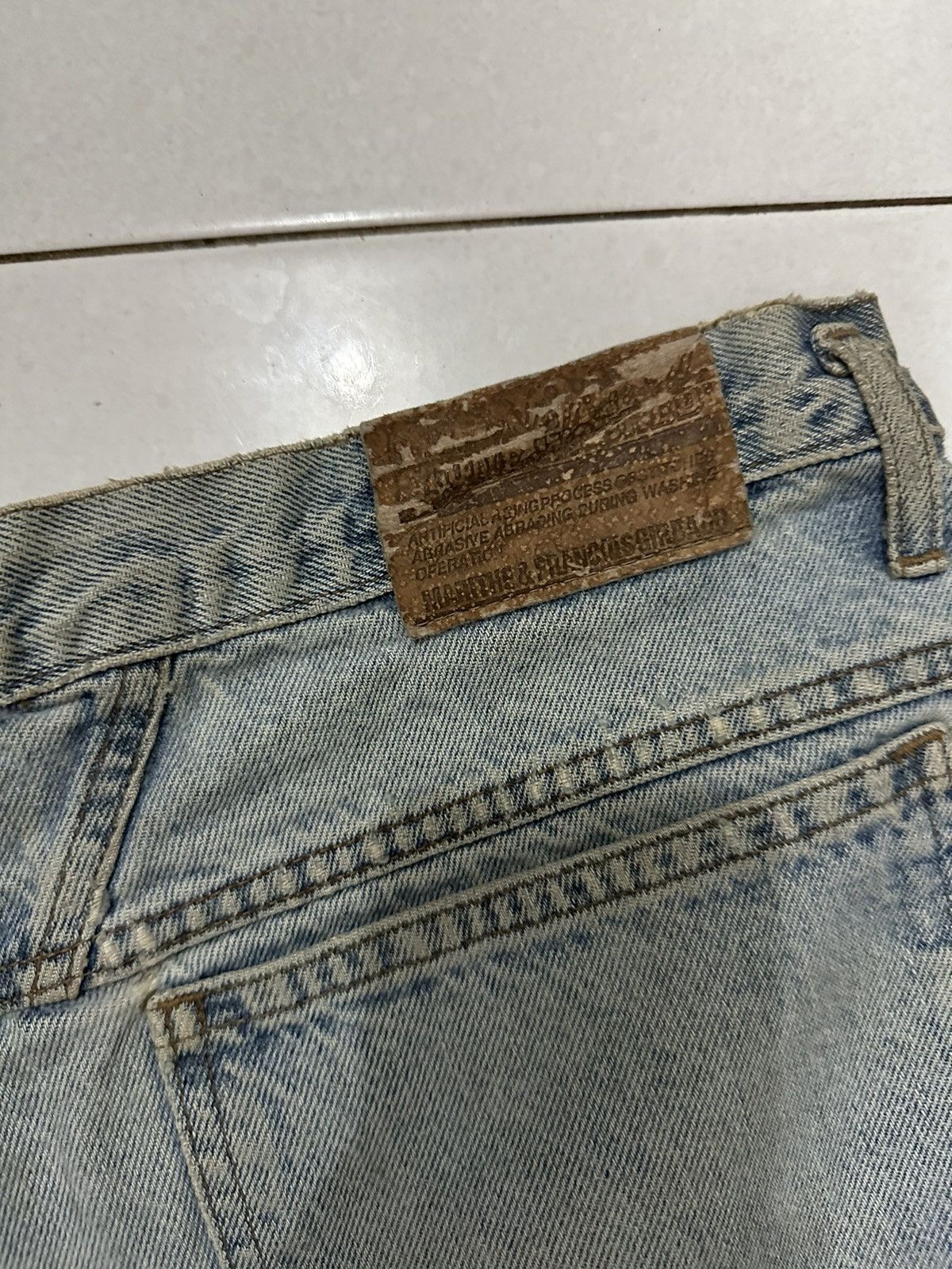 Marithe + Francois Girbaud 80’s Distress Marithe Francois Girbaud Closed Design Jeans Size US 30 / EU 46 - 12 Thumbnail