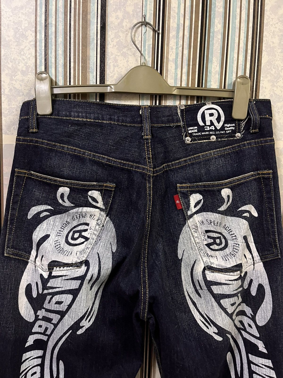 Japanese Brand Real b voice water warrior relaxed #B1 Size US 32 / EU 48 - 3 Thumbnail