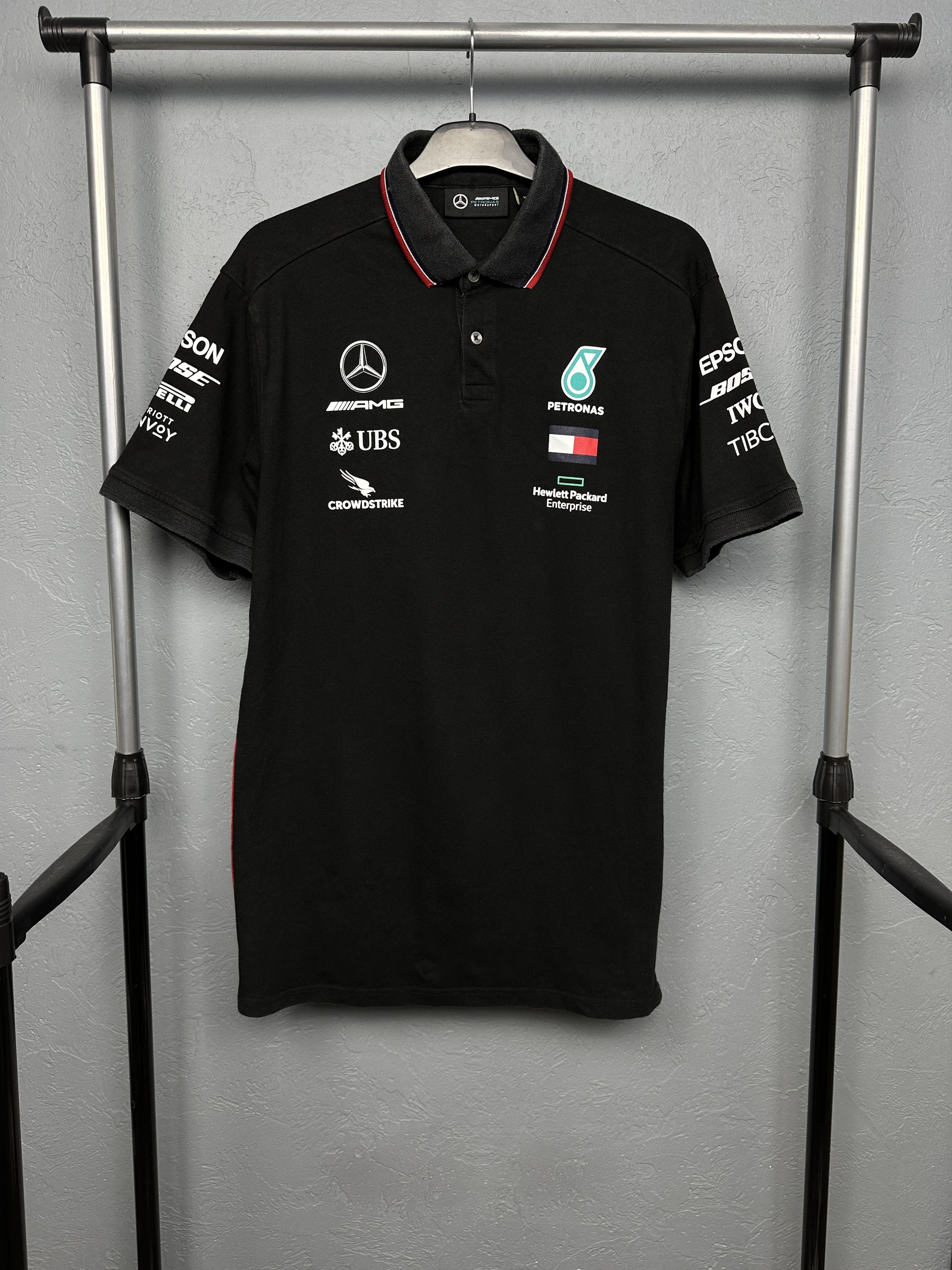 Mercedes-Benz Mercedes Benz Tommy Hilfiger Mens Polo Shirt Tee Formula 1 Size US XL / EU 56 / 4 - 1 Thumbnail