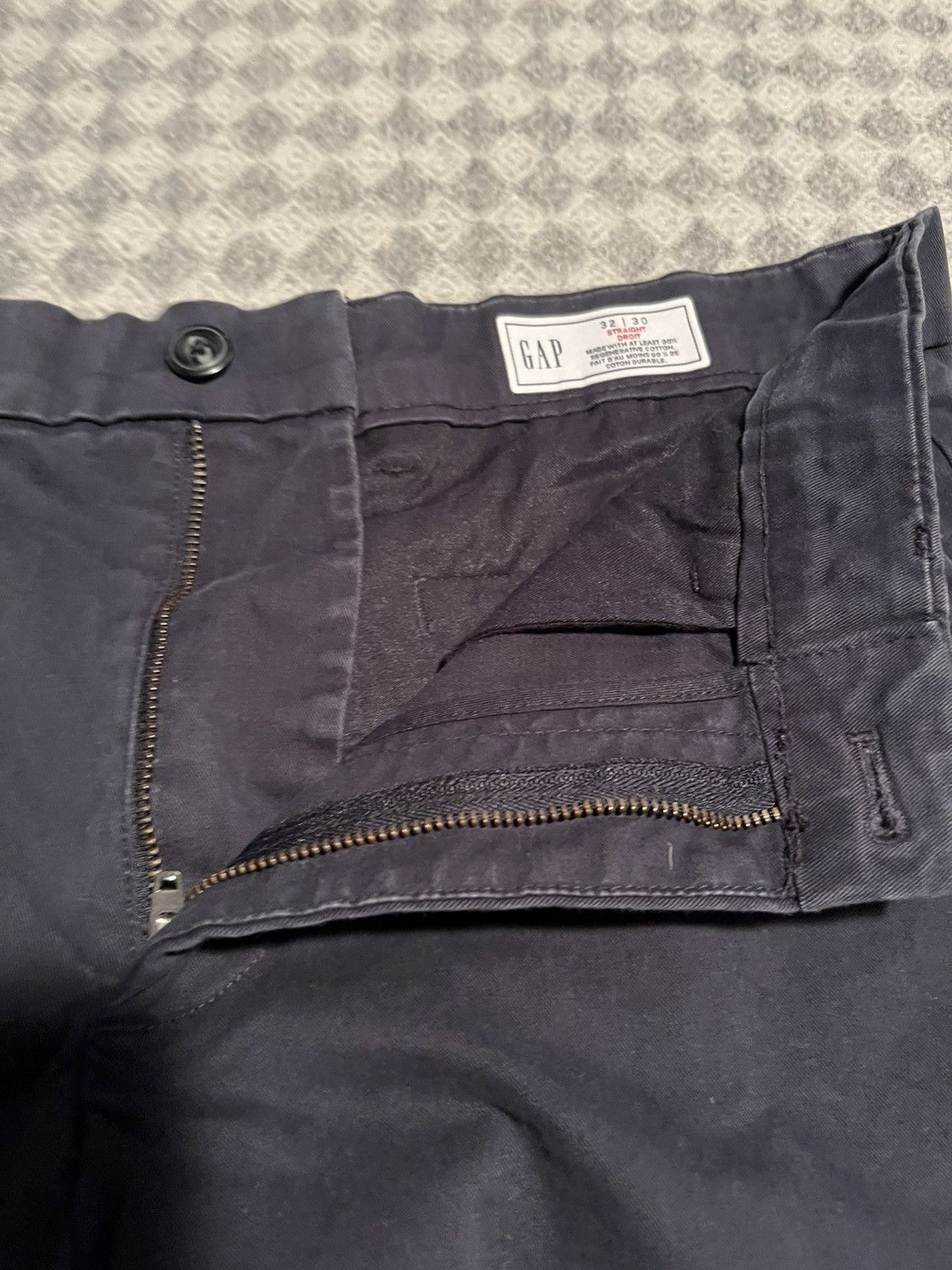 Gap Dark Navy Gap Mens Casual Cotton Pants Size US 32 / EU 48 - 6 Thumbnail