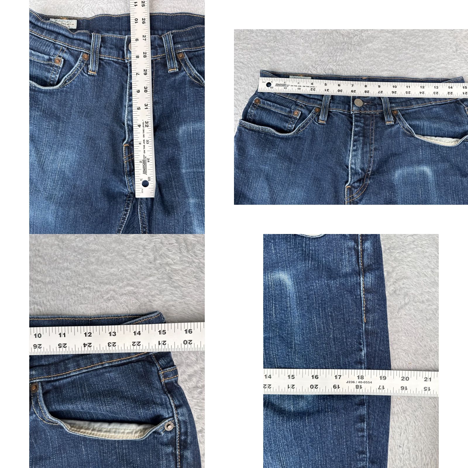 Levi's Levi's 541 Jeans Blue Denim 31x28 Regular Men Cotton Blend Button Fly 5-Pocket Design Vintage No Long Size US 31 - 9 Thumbnail