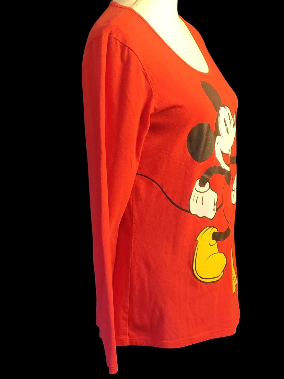 Disney Disney Mickey Mouse Women's Long Sleeve Top Size L / US 10 / IT 46 - 3 Thumbnail