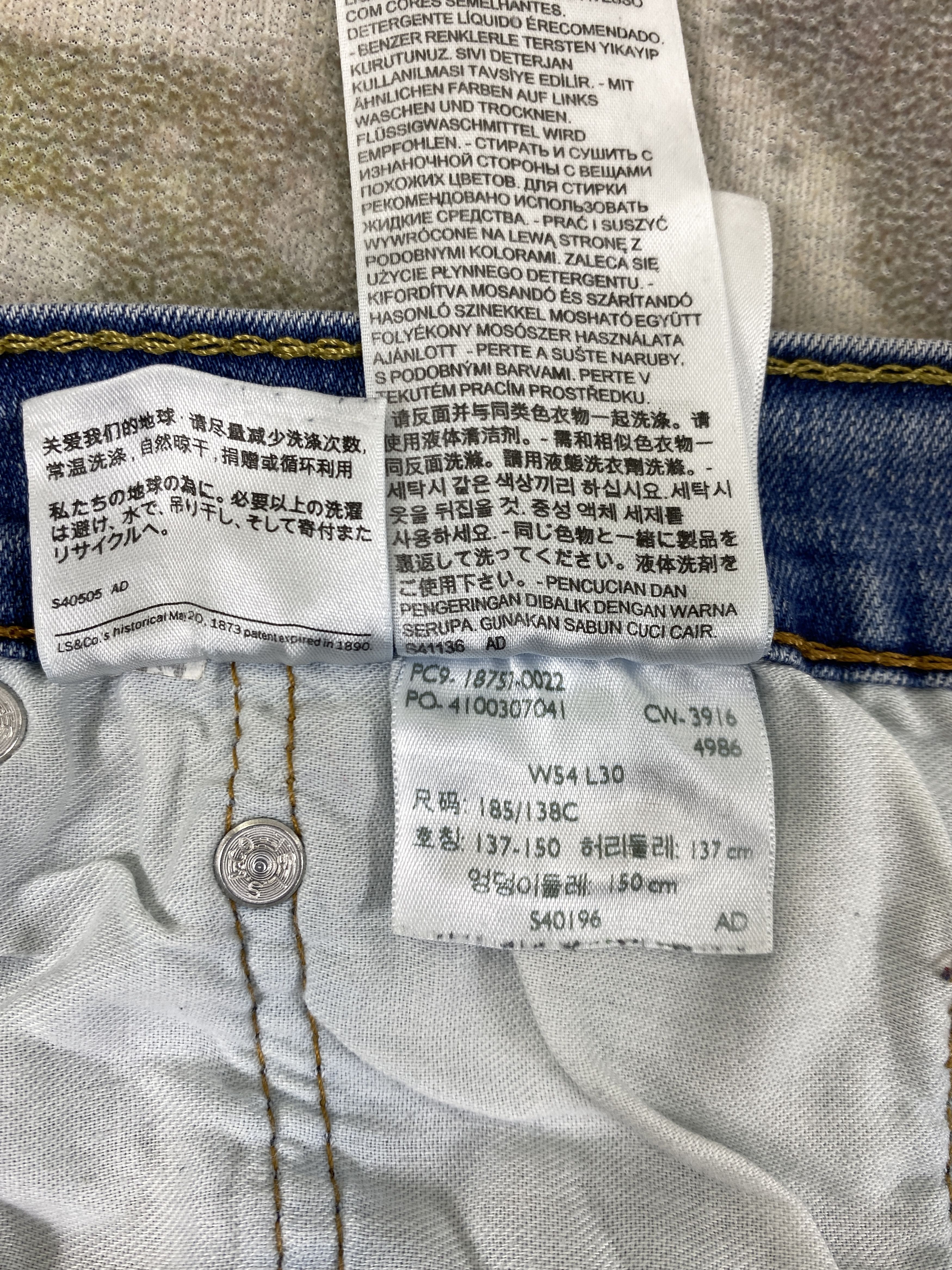 Levi's Faded Blue Vintage Levi's 541 Jeans 52x28 Denim -JN925 Size US 44 / EU 60 - 11 Thumbnail