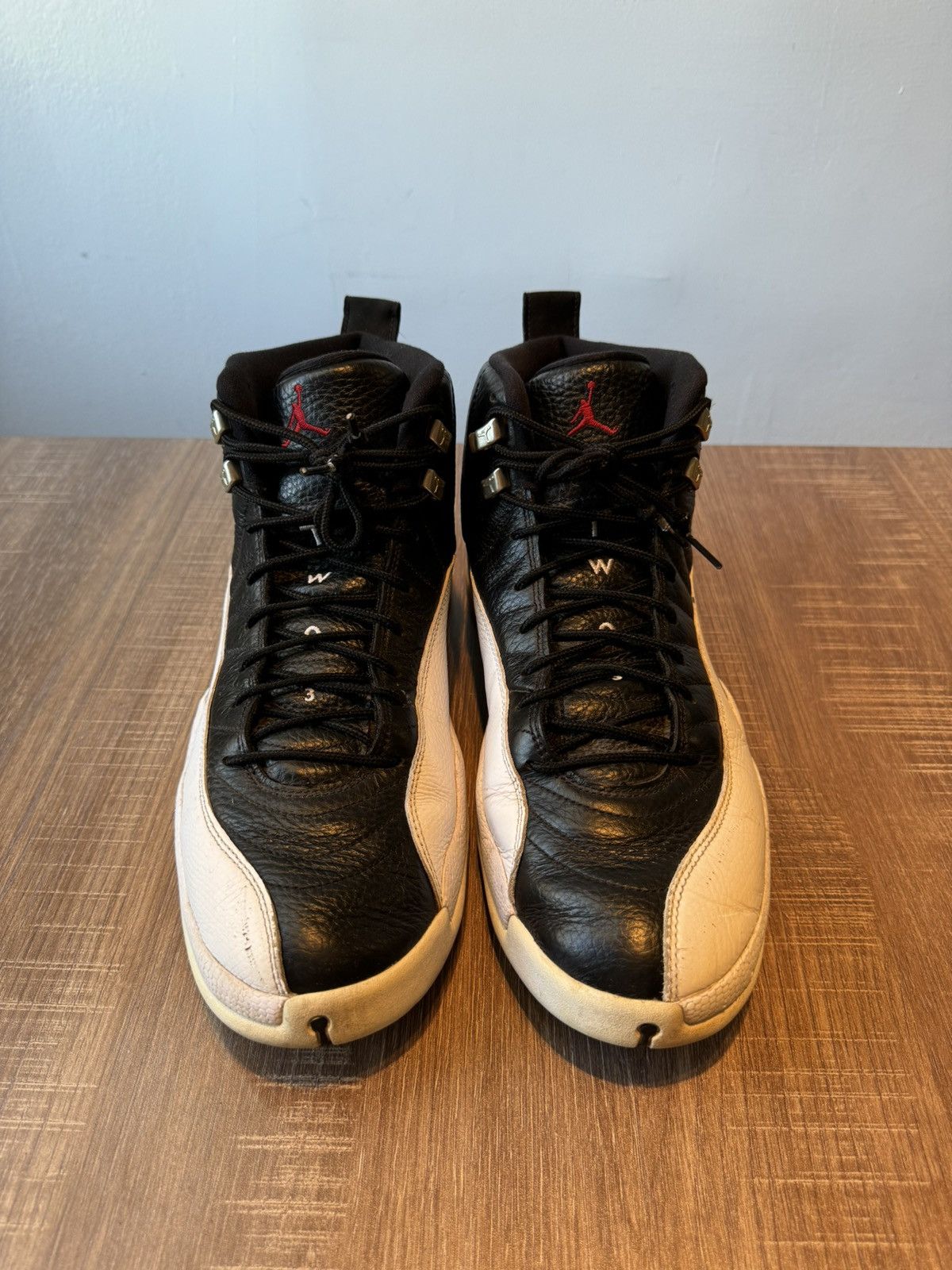 Jordan Brand Air Jordan 12 Playoffs Retro Size 13 Mens Black White 2022 Size US 13 / EU 46 - 3 Thumbnail
