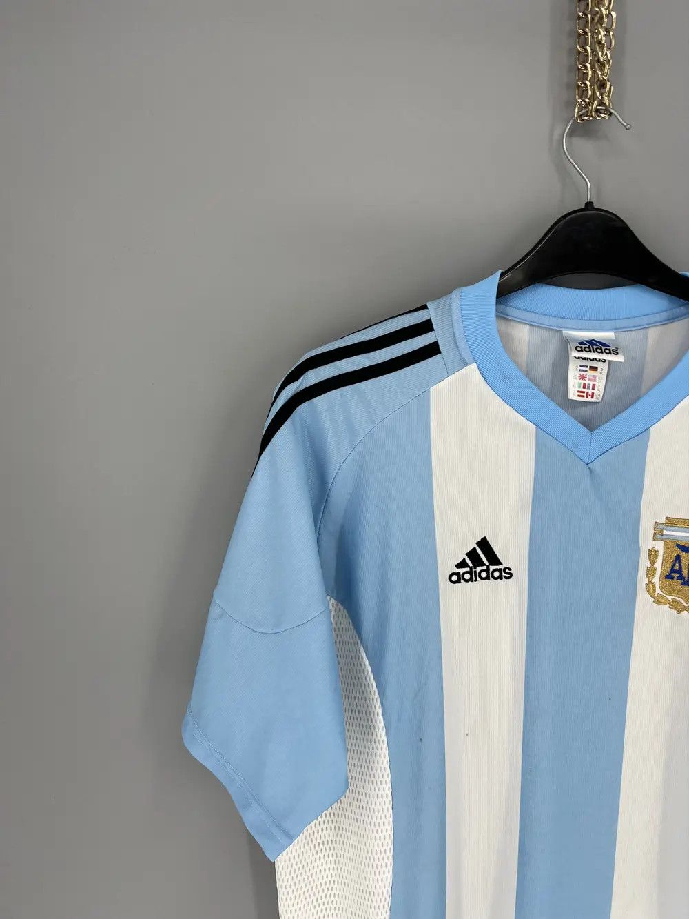 Adidas ARGENTINA 90S HOME FOOTBALL SHIRT SOCCER JERSEY ADIDAS Size US XL / EU 56 / 4 - 4 Thumbnail