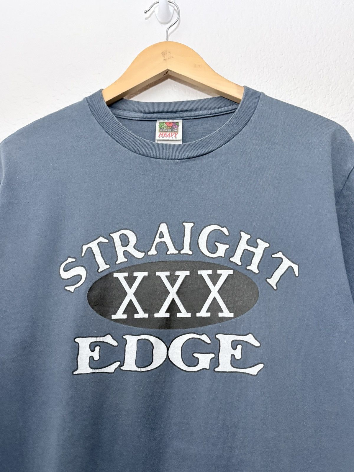 Vintage 90’s Straight Edge XXX Vintage Tee Shirt Punk Rock Band Size US M / EU 48-50 / 2 - 2 Thumbnail