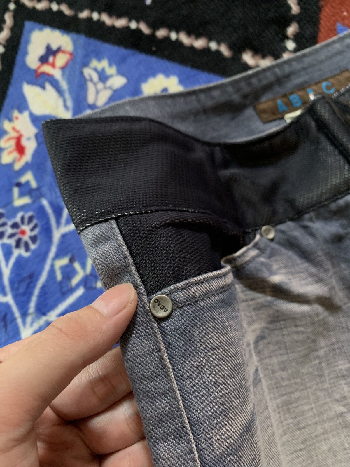 If Six Was Nine Abac Japanese Baggy Jeans Size US 29 - 6 Thumbnail