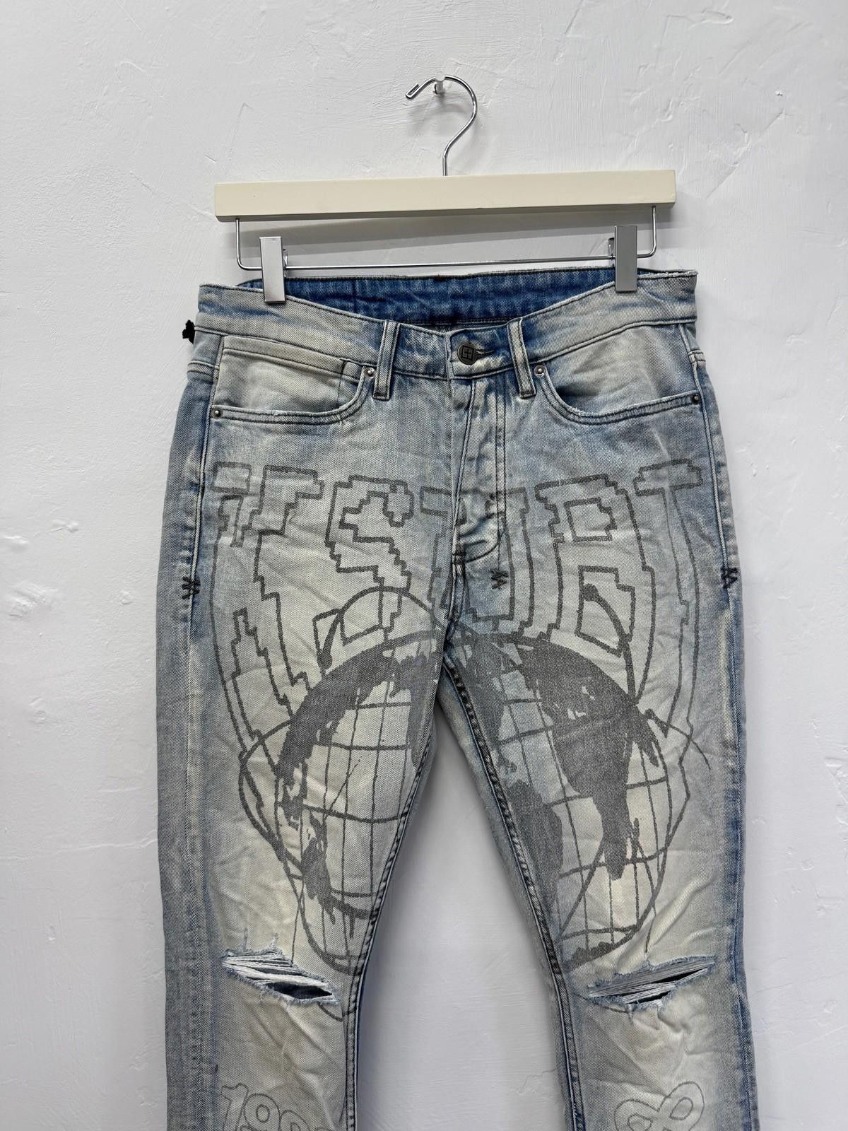 Ksubi new Ksubi mens denim jeans van winkle globe cycle blue 32 Size US 32 / EU 48 - 2 Thumbnail
