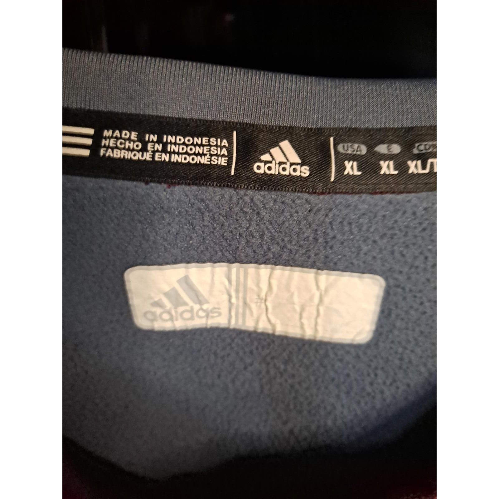 Adidas Adidas Maroon and Gray Sweatshirt with AS Logo in Middle Siz Size US XL / EU 56 / 4 - 5 Thumbnail