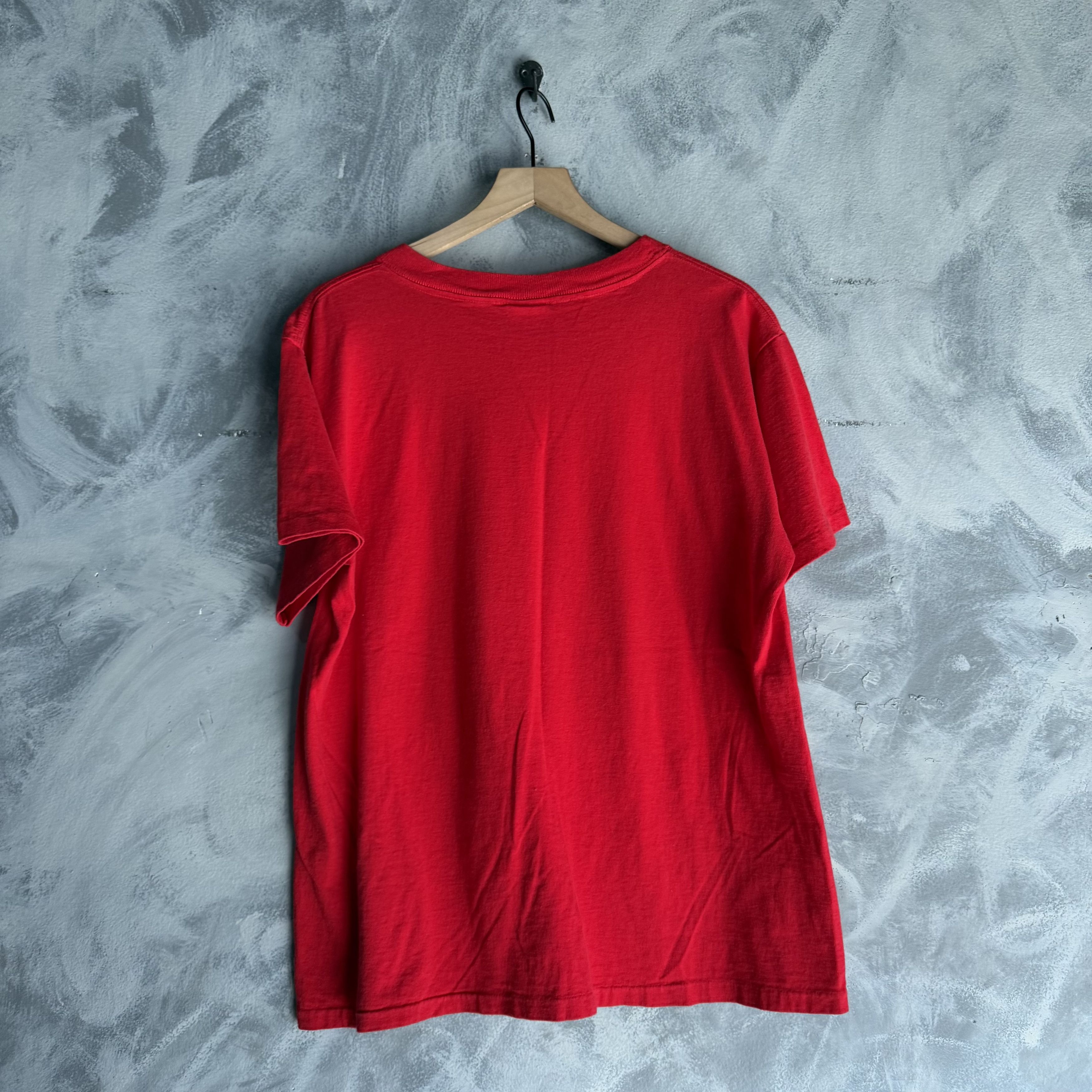 NCAA Vtg Ohio State Buckeyes T Shirt Large Red 90's NCAA Block Size US L / EU 52-54 / 3 - 4 Thumbnail